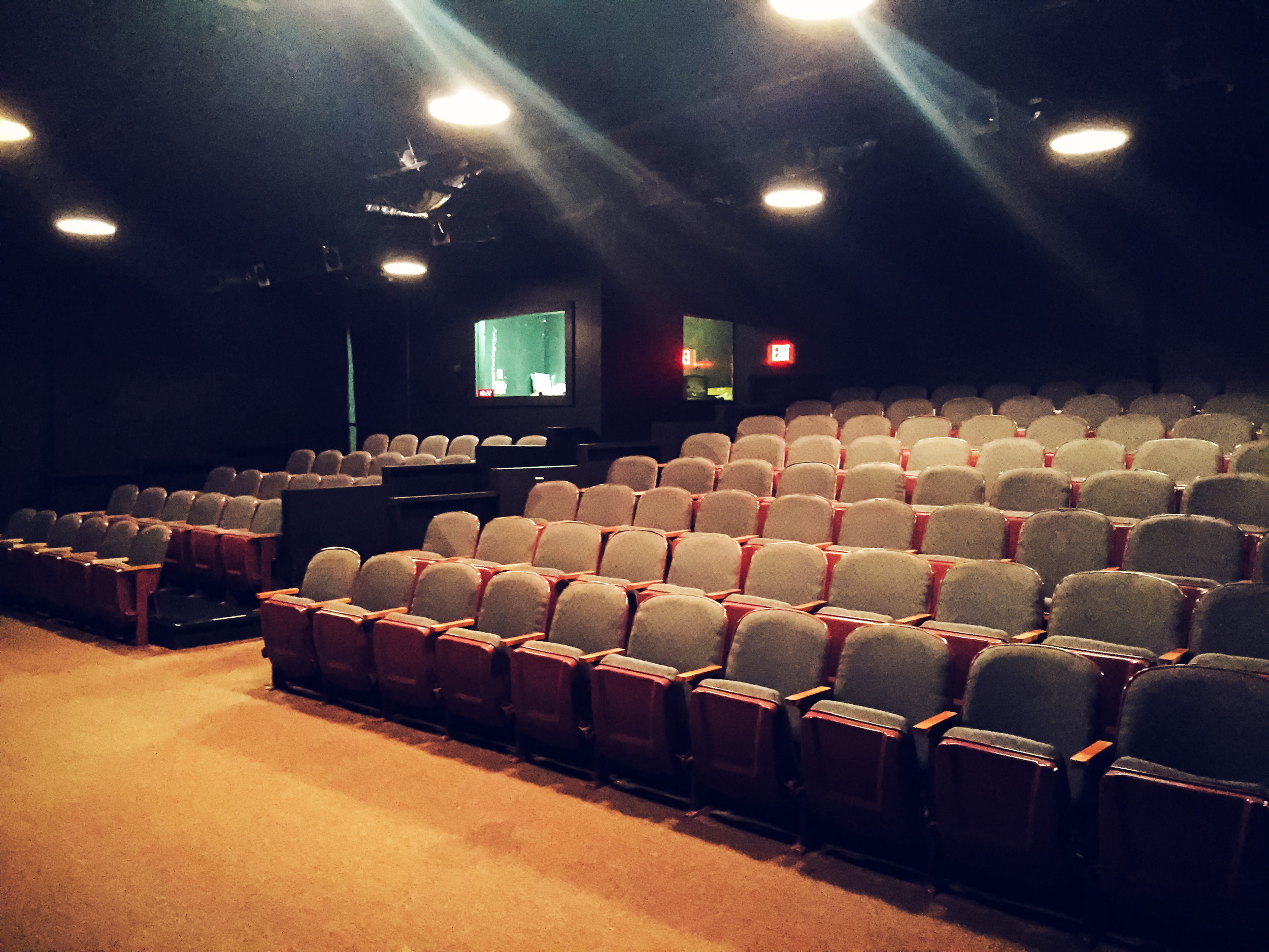 Our 120-seat black box theater