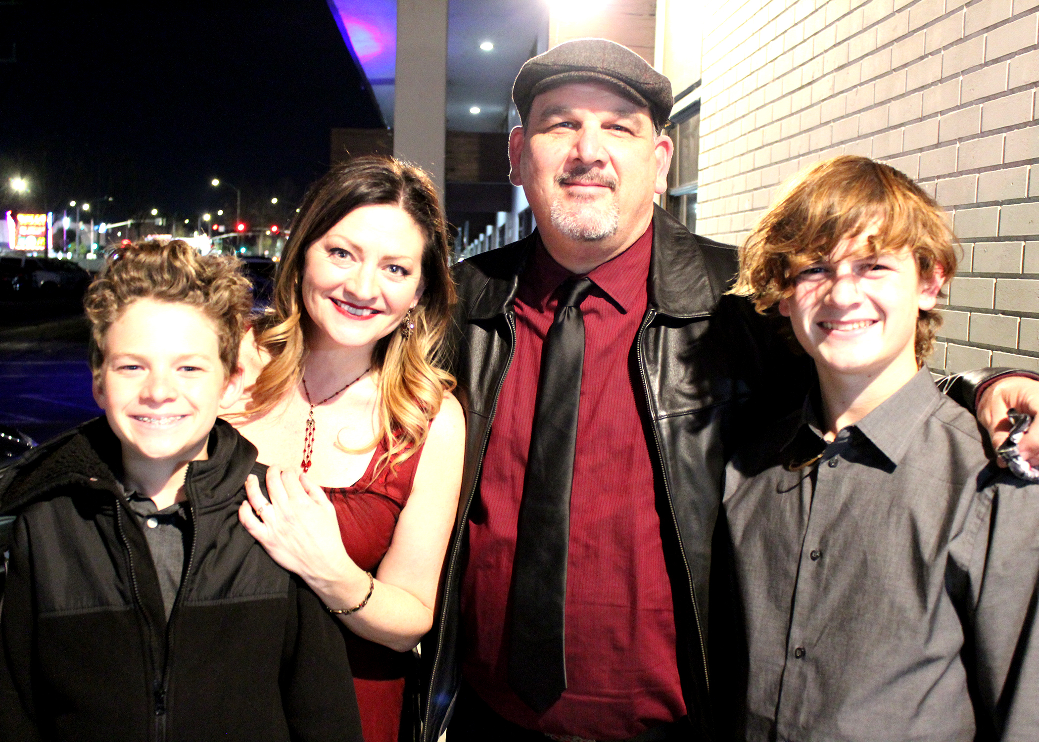 Jocelyn A. Brown and Family on Opening Night of 