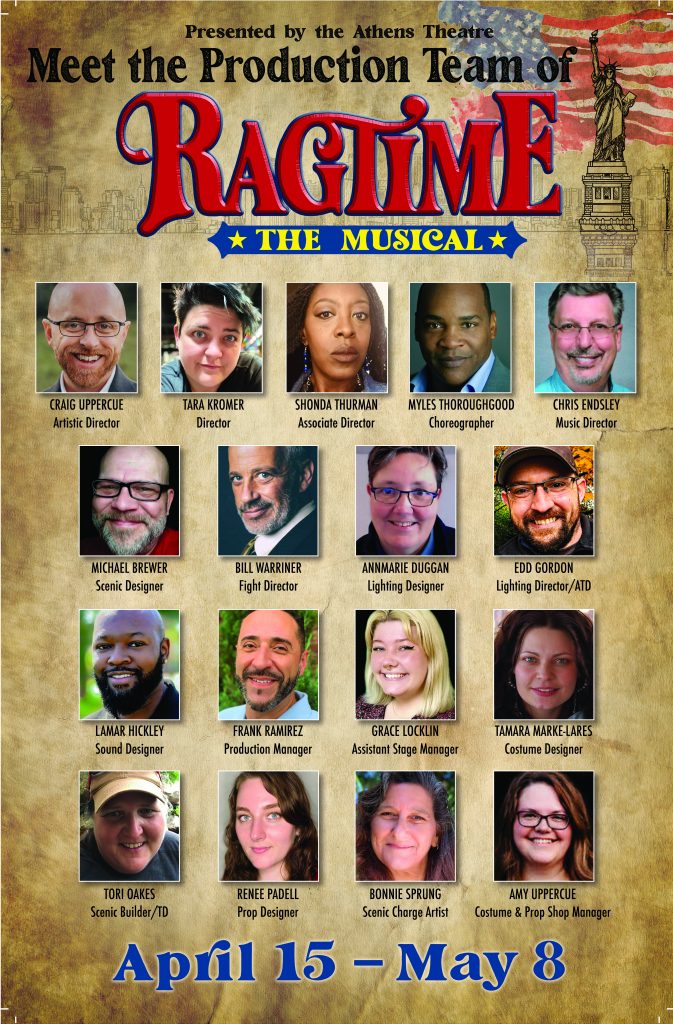 Production Team of Ragtime at the Athens Theatre in Deland Florida Production Team of Ragtime at the Athens Theatre in Deland Florida
