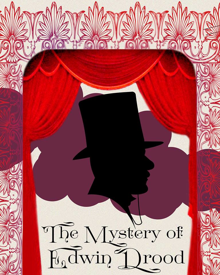 2018 Saint Sebastian Players of Chicago Showcard for The Mystery of Edwin Drood courtesy of The SSP.