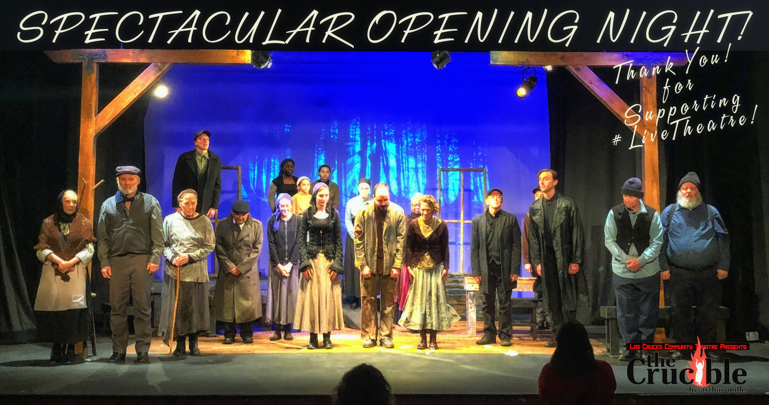  A SPECTACULAR #OpeningNight for Arthur Miller's 'The Crucible