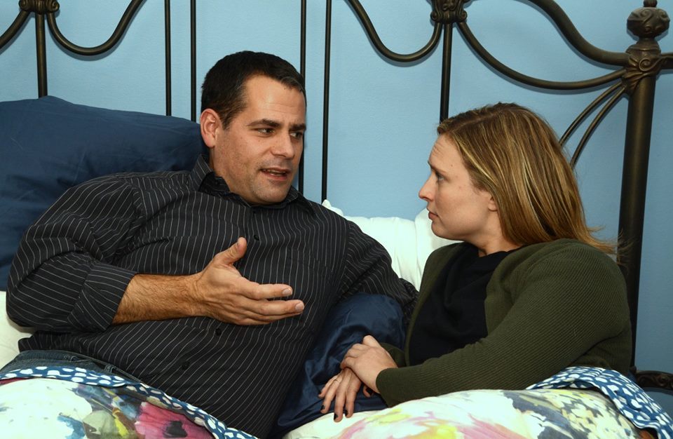 Mike, Mary's married boyfriend for five years, played by Tom Barbieri, tells Mary a bedtime story.
David Leone, Photographer