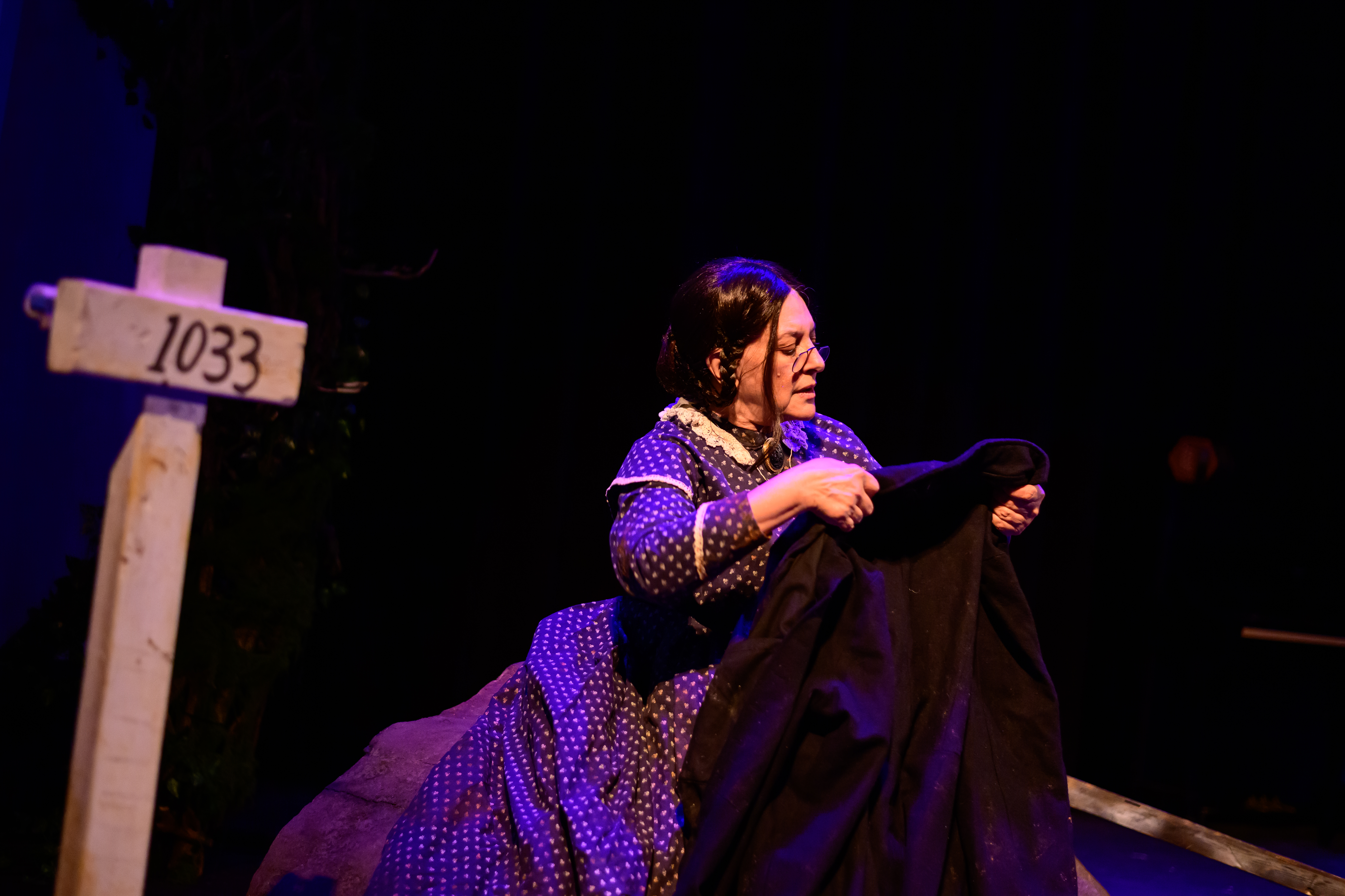 Kathleen McManus as Clara Barton (Photo credit: Jessica Fern Arts)