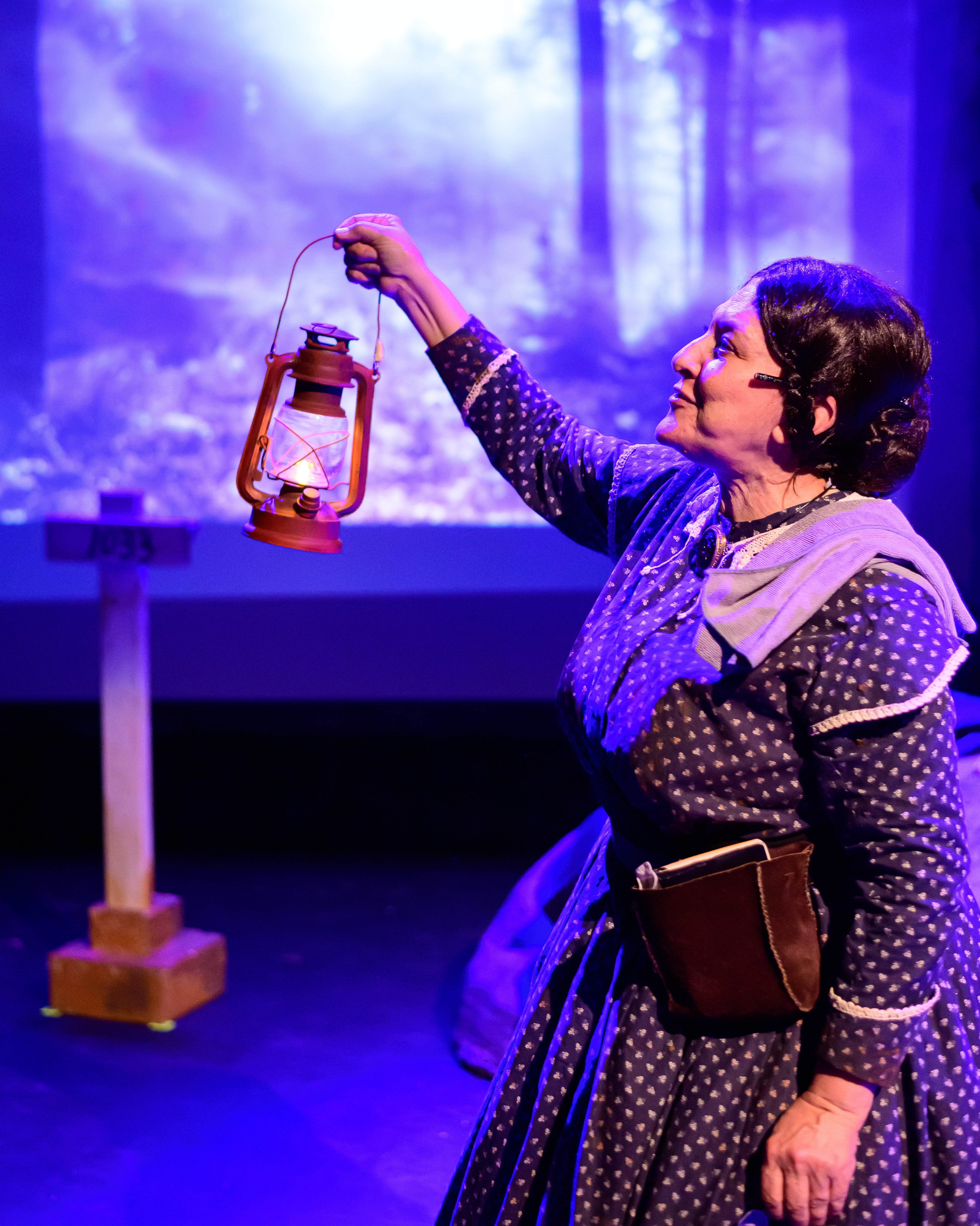 Kathleen McManus as Clara Barton (Photo credit: Jessica Fern Arts)