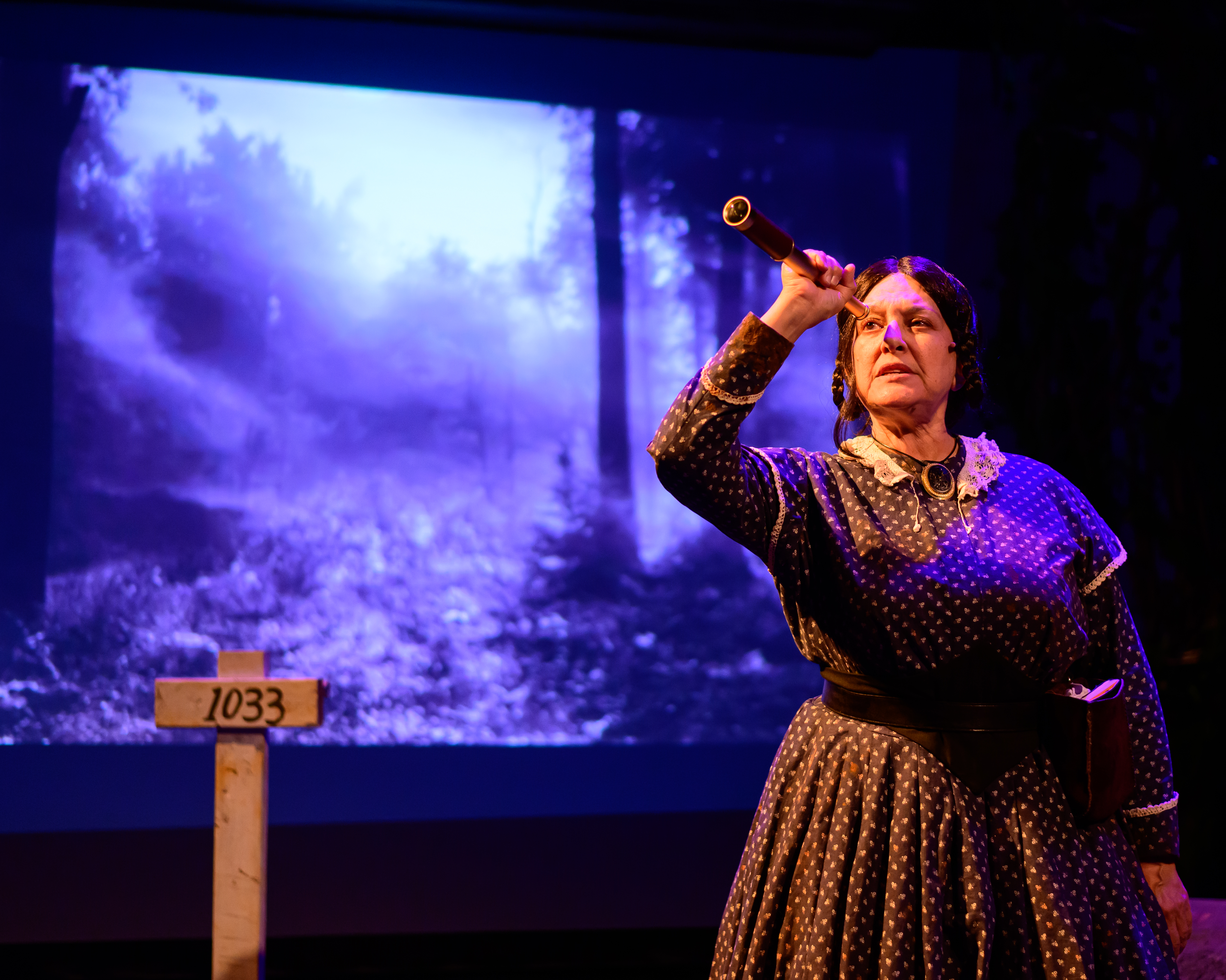 Kathleen McManus as Clara Barton (Photo credit: Jessica Fern Arts)