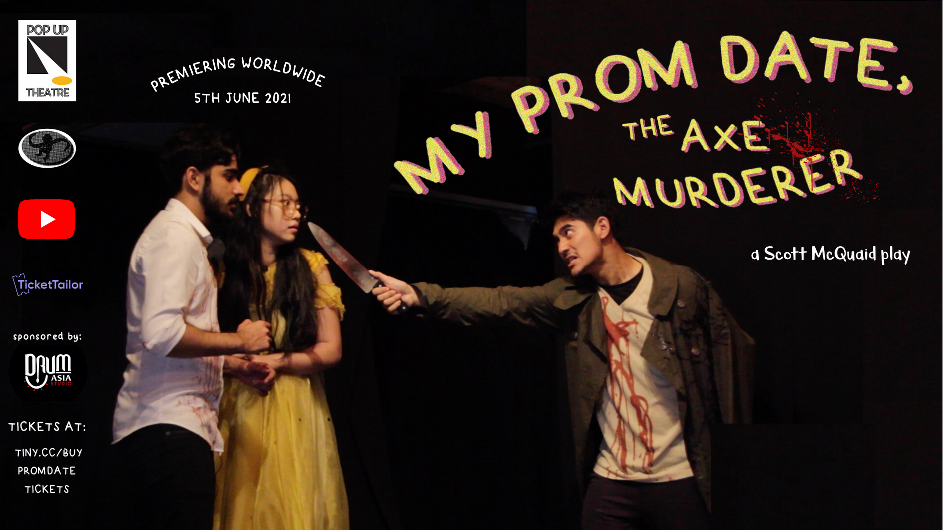 Danniel Iskandar as the 'One-Armed Man', in 'My Prom Date, The Axe Murderer'.