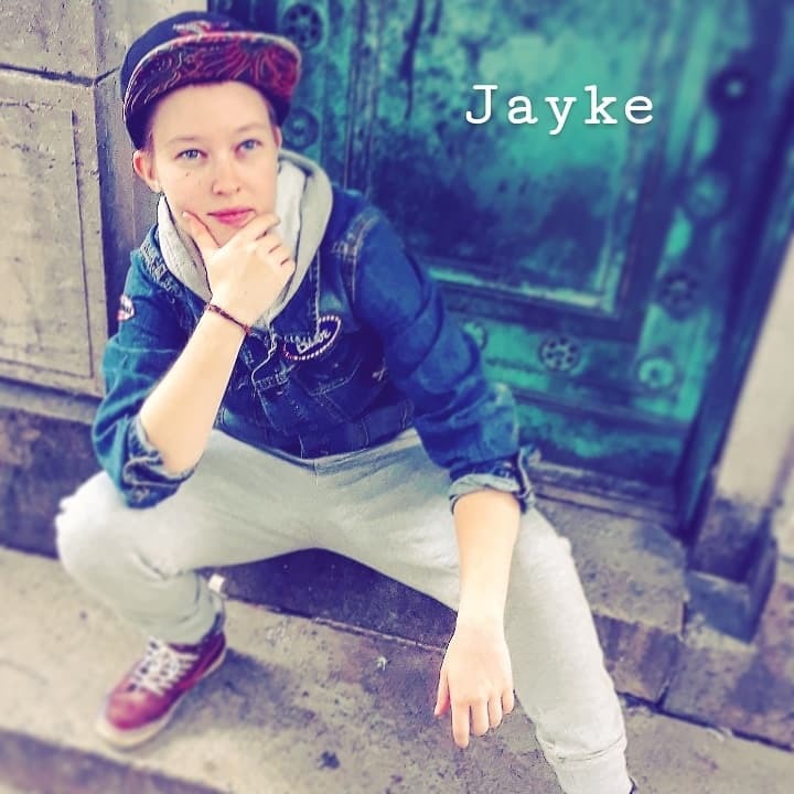Name: Jayke Malone
Lives in: NYC
Hometown: Muncie, Indiana
Likes: Cats' toe beans, grilled cheese with extra cheese, the last few pages of books.
Never leaves home without: checking all of the windows are locked. And Chapstick.
What Jayke would like to say to his fans: 