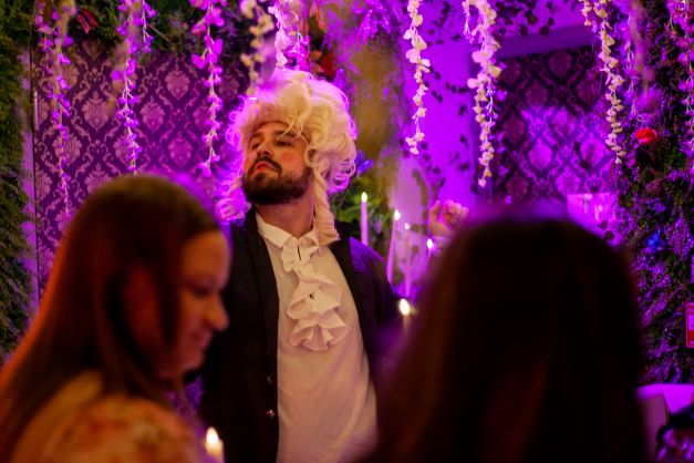 Come enjoy the wonderment of Castle Beaumont. A lavish party thrown in honor of the prince. But be careful not to overstay your welcome, the prince can be quite the BEAST.