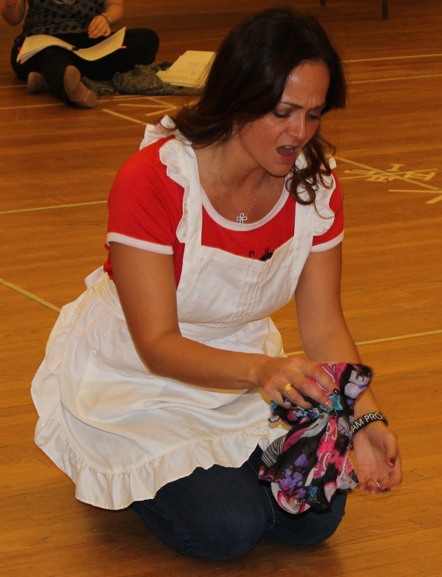 Gina Clavelli (2016 NJ Perry Award nominee for Best Supporting Actress) as Martha rehearsing for Hexagon Players' The Secret Garden. 1