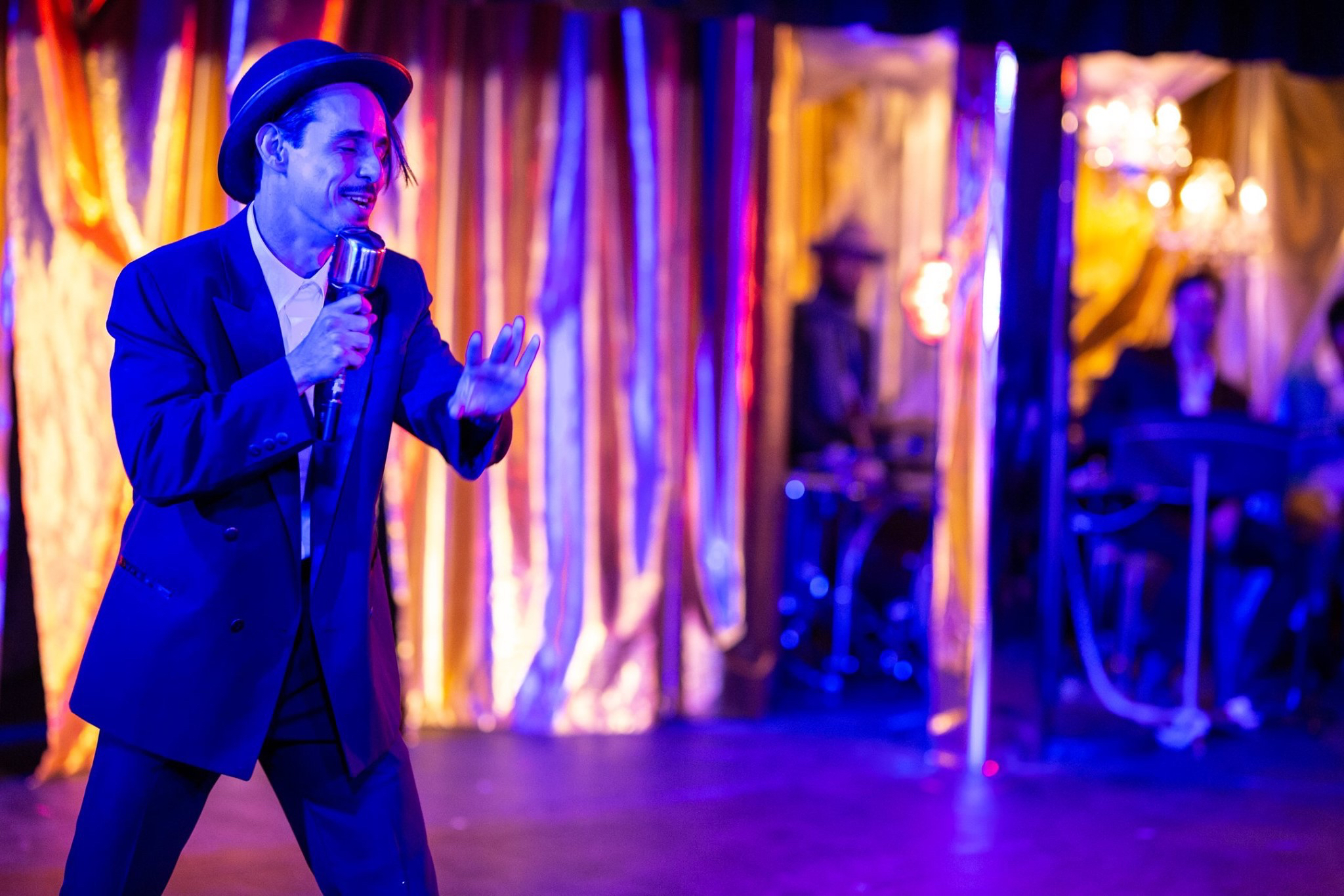 Omar Padilla as Benito Camelo in "The Bippy Bobby Boo Show" by the Danielle Georgiou Dance Group. From 2019. Photo by Jeffrey Schmidt.