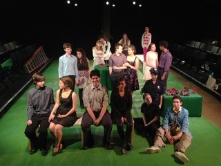 Cast of Canyon Crest Academy Envision Theatre's 