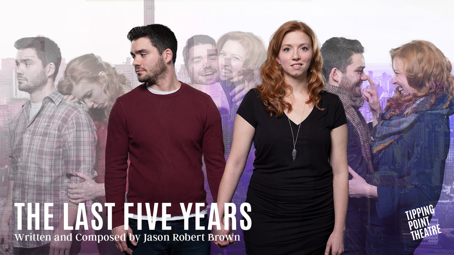 Nick Yocum and Angie Kane Ferrante star in The Last Five Years at Tipping Point Theatre 1