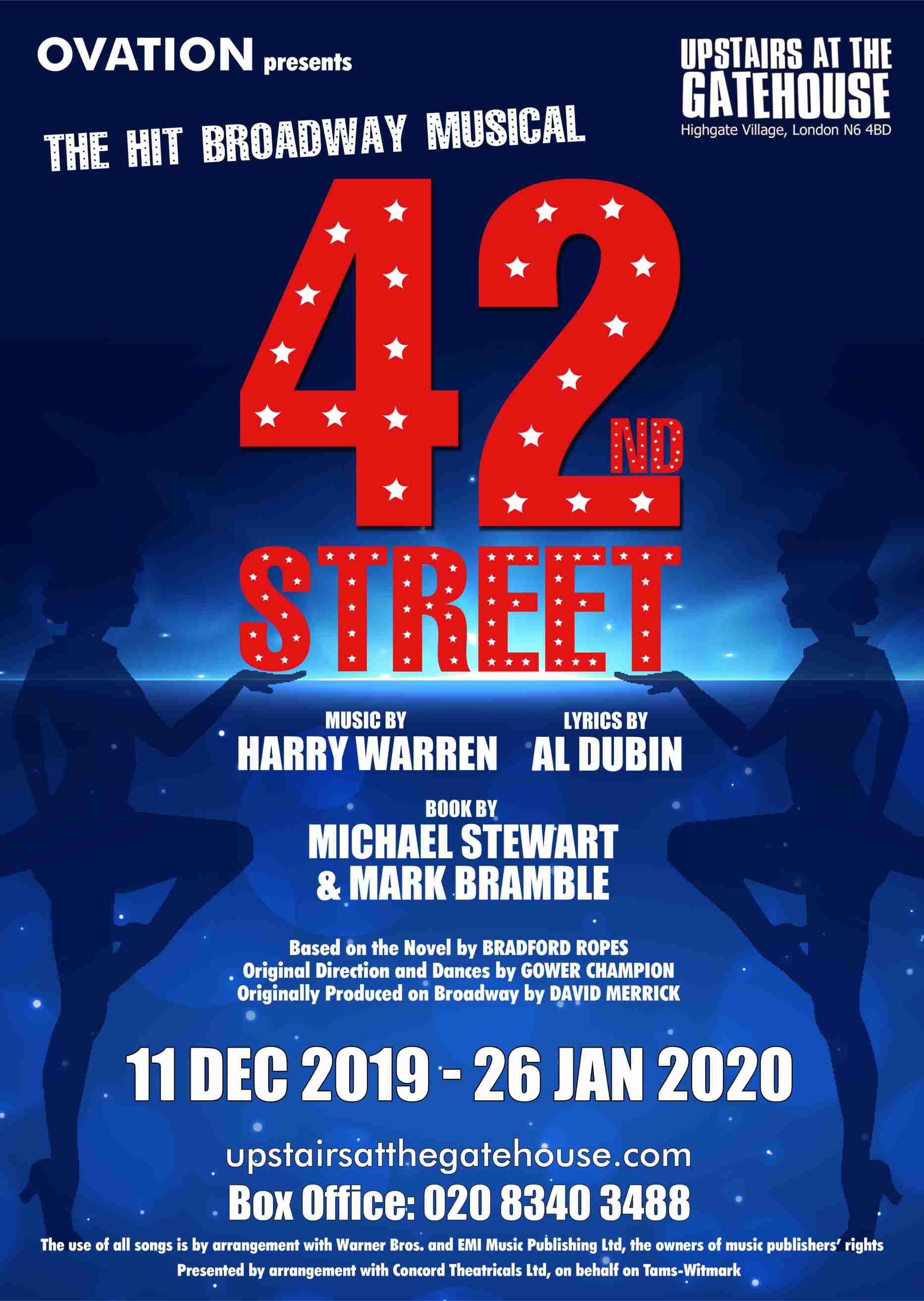 The all-singing, all-dancing Broadway Musical! Musical numbers include: 'We're in the Money', 'Lullaby of Broadway', 'You're Getting to be a Habit with Me' and the title song 'Forty Second Street'