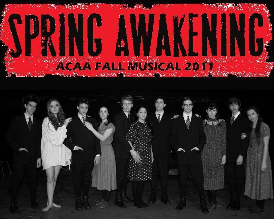 The cast of Spring Awakening 1