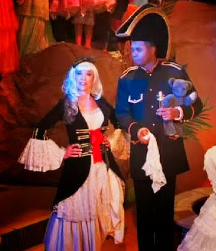 The Major-General Meets A New Friend: Darryl Maximilian Robinson as Major-General Stanley and Cindy Irwin Bullock as Ruth in the 2014 San Pedro Theatre Club 135th Anniversary Revival production of Gilbert and Sullivan's 'The Pirates of Penzance' Photo by Koop.