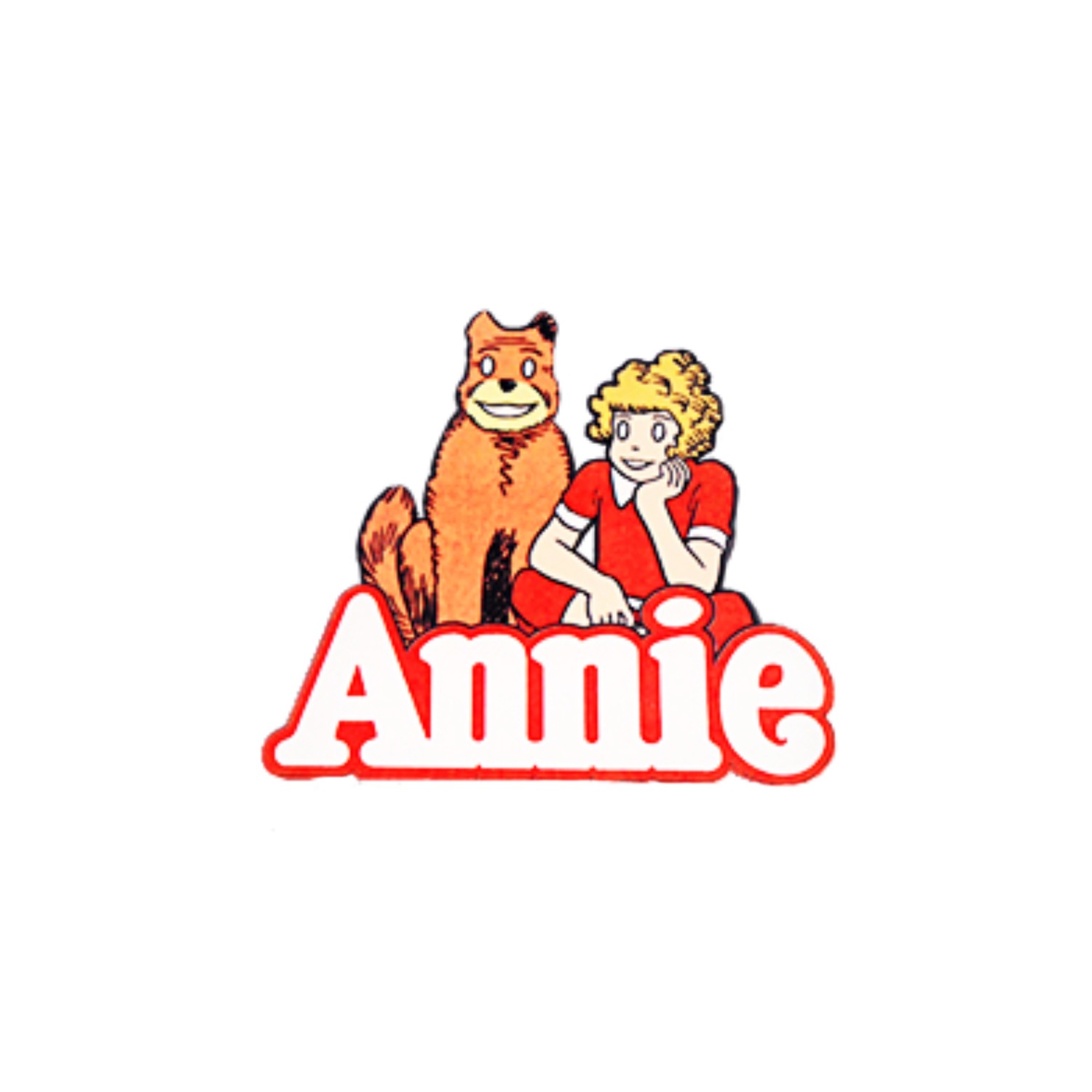 The Annie poster for the Alban Arts Center’s production of Annie the Musical. 2