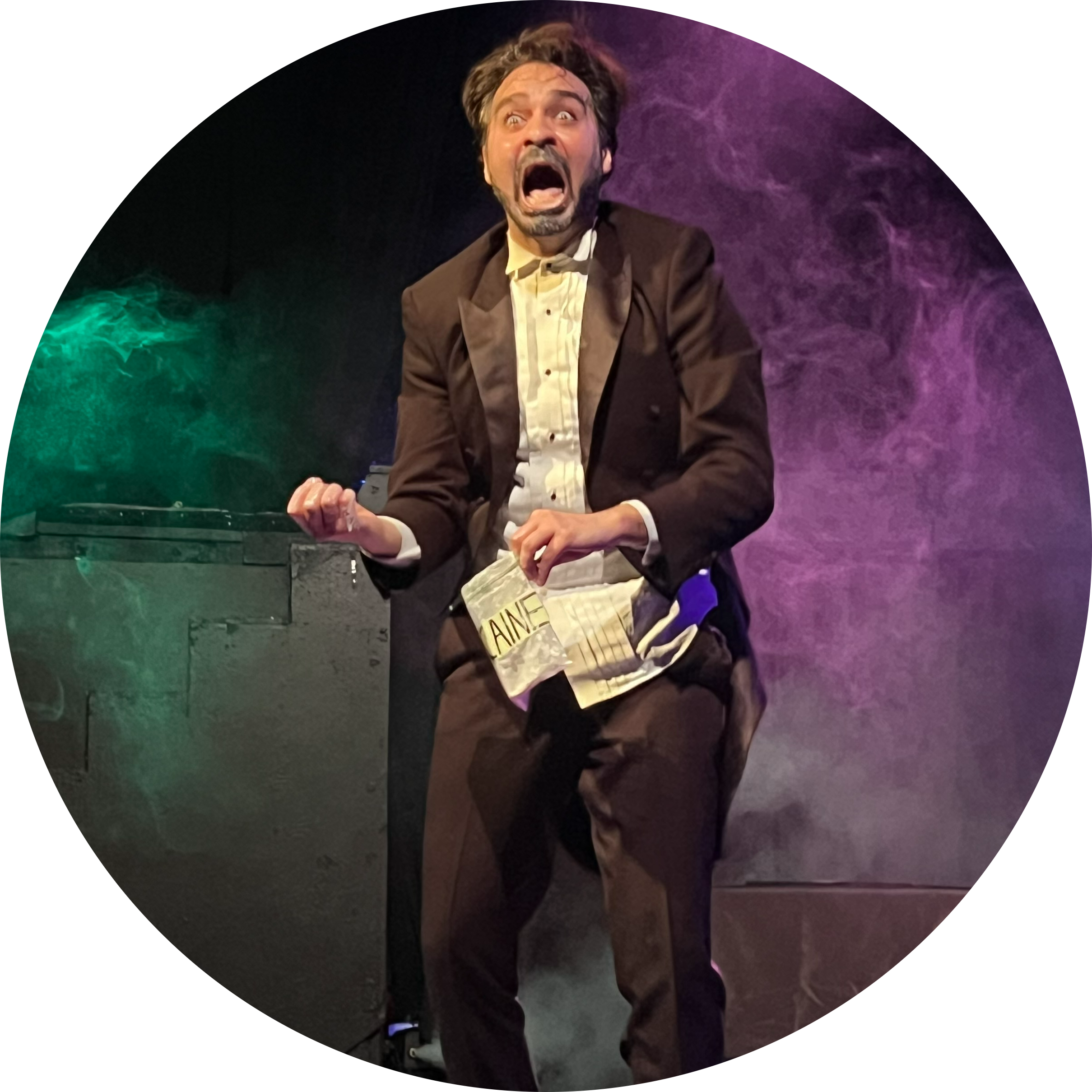 The Conductor by Amadeo Fusca is a wildly absurd mostly silent physical theatre solo show. The Conductor by Amadeo Fusca is a wildly absurd mostly silent physical theatre solo show.