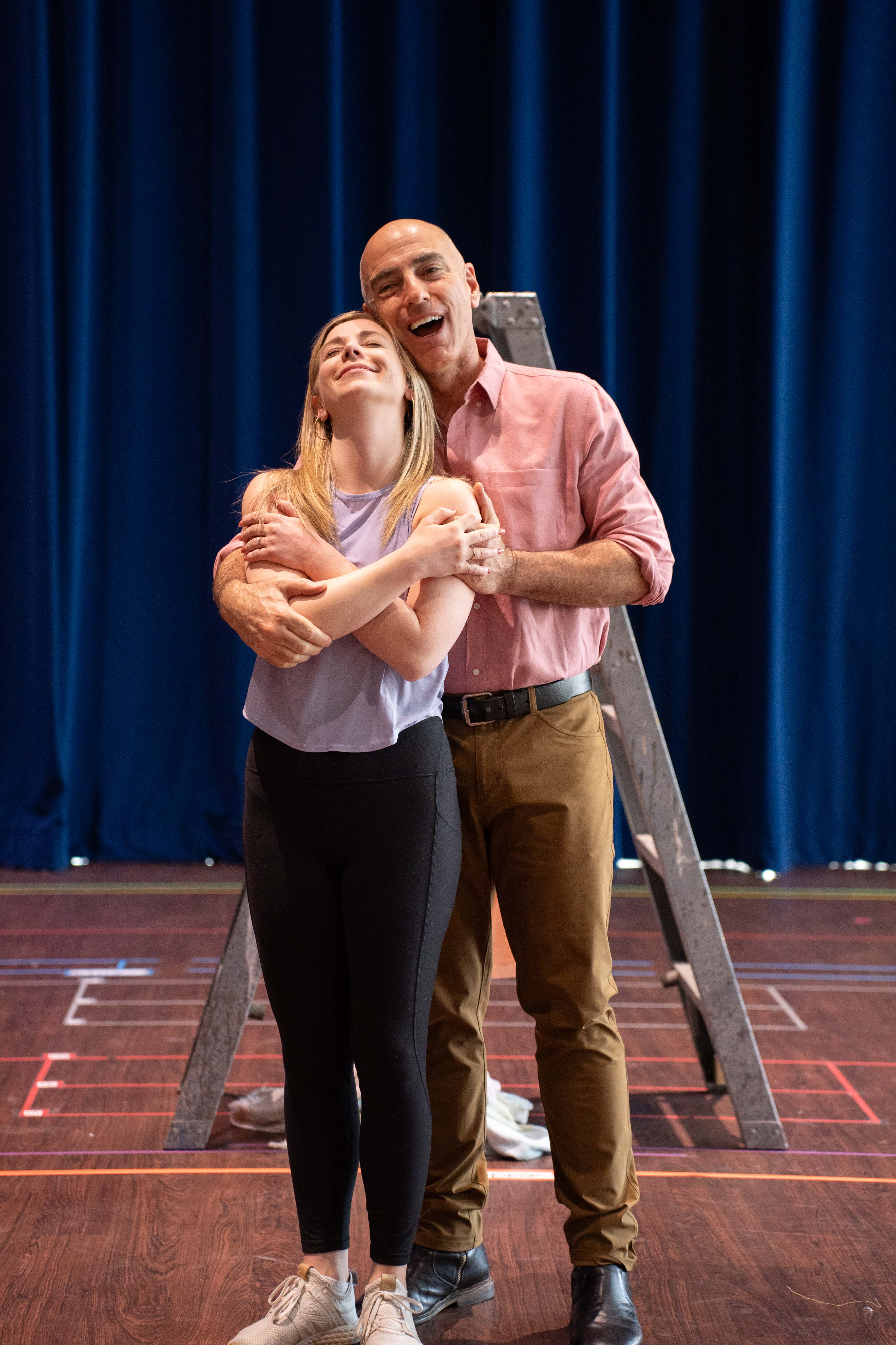 Carolyn Anne Miller & William Michals Rodgers & Hammerstein''s South Pacific in rehearsal 