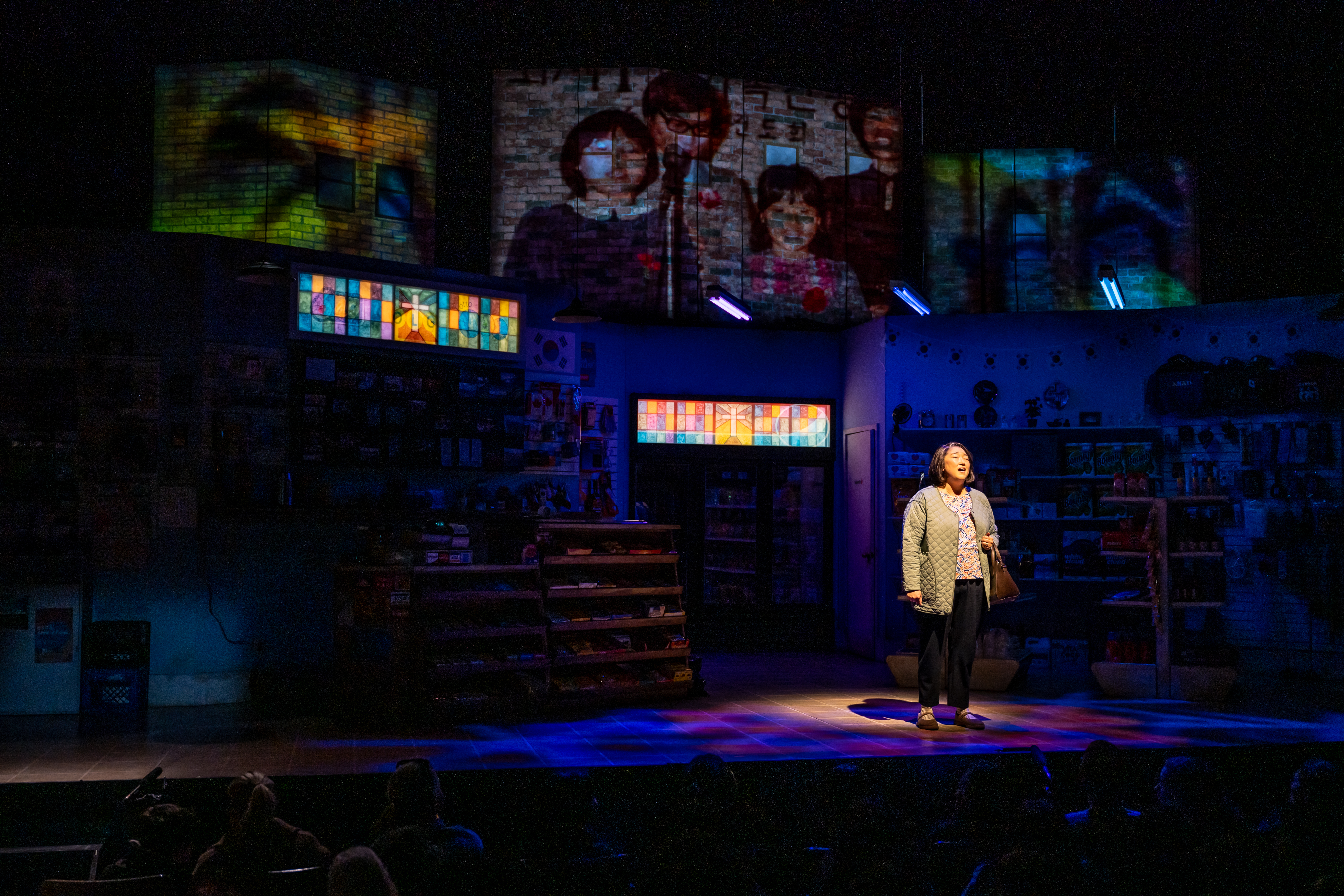 Esther Chung in Kim?s Convenience (2025). A Soulpepper Production in association with American Conservatory Theater & Adam Blanshay Productions. Photo by Dahlia Katz