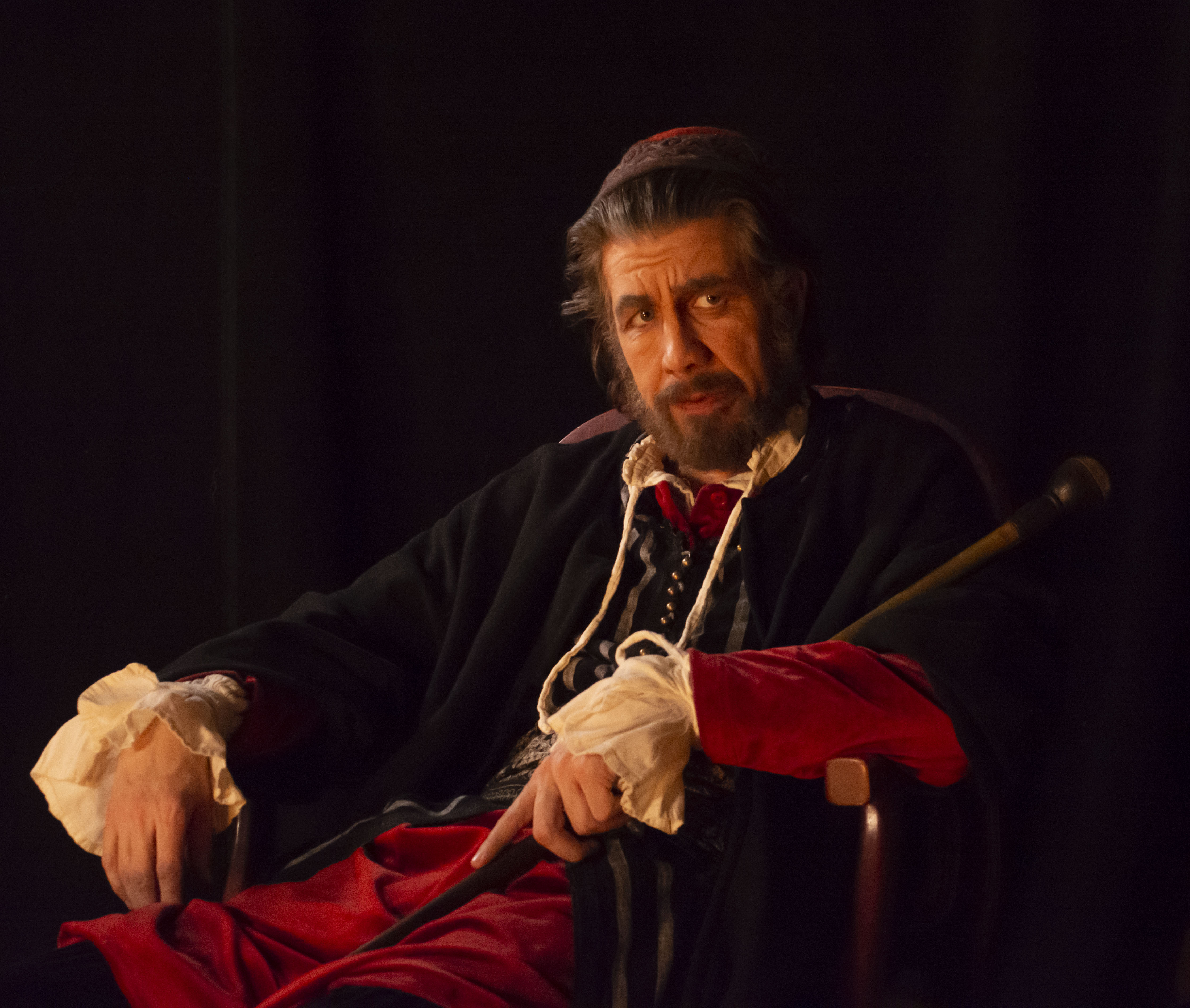 Mr.Joshua Koehn as Shylock
