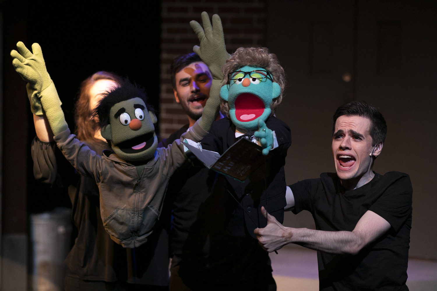 Scenes from the Toto Too production of Avenue Q at The Gladstone Theatre, Ottawa. Photos by Maria Vartanova 3