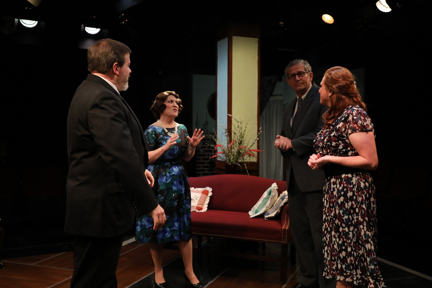 Production Photos from Blithe Spirit at Spotlighters Theatre - www.spotlighters.org/BlitheSpirit 2