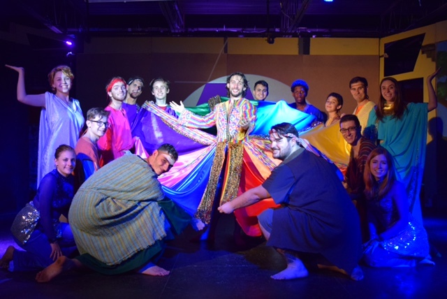Joseph with his amazing technicolor coat and the supporting cast. 1
