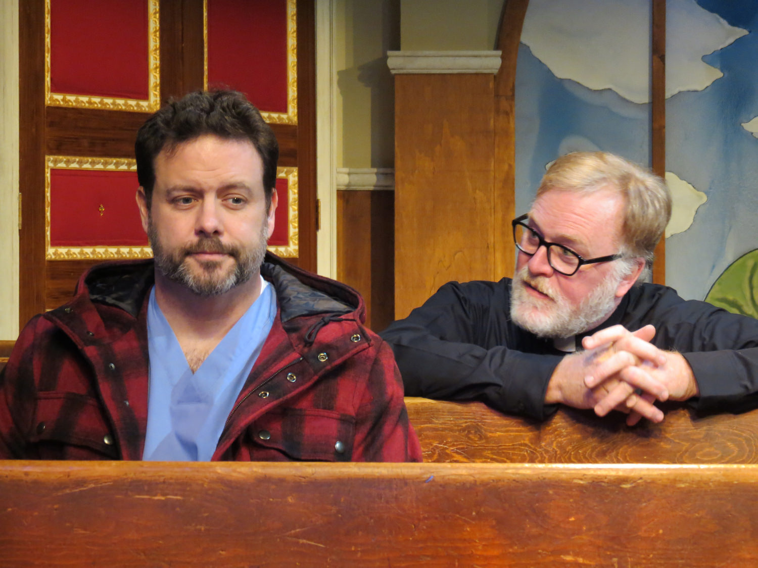 Ames Adamson and Jared Michael Delaney star in Joel Stone's thriller THE CALLING at NJ Rep. 4