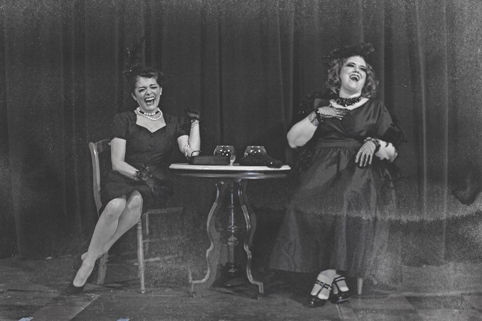 Susan Abrams as Flora and Stacy-Lee Erickson Frome as Bessis in 