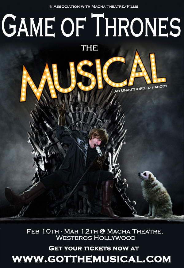 Official Poster for Game of Thrones: The Parody Musical 1