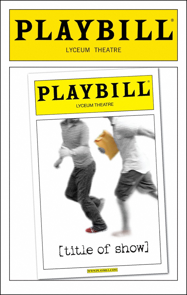 [tos] Broadway Playbill