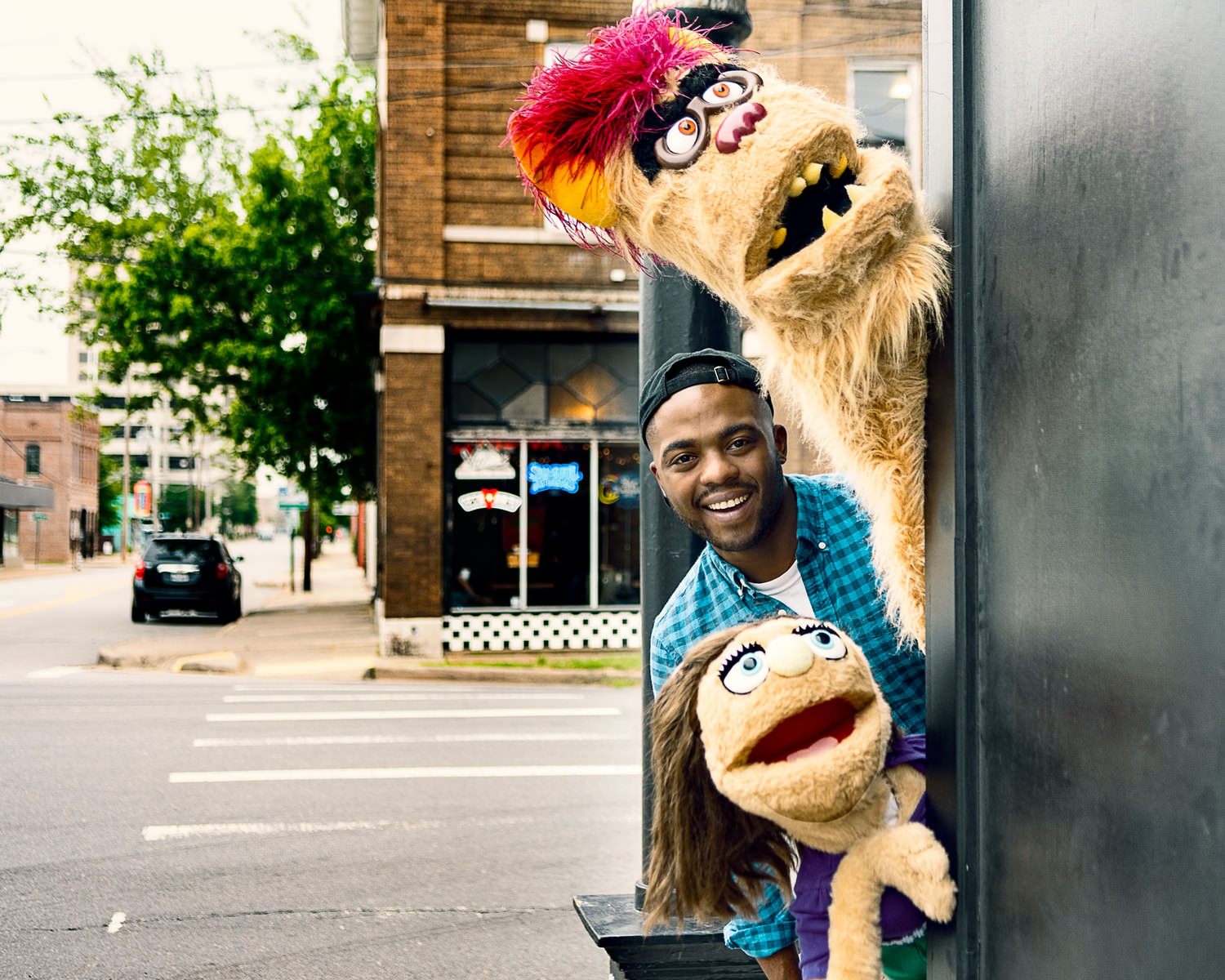 Willie Lucius (Gary Coleman) and his friends Trekkie and Kate Monster are part of Avenue Q, running June 14-30 at The Weekend Theater in Little Rock, Arkansas.