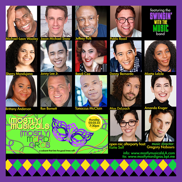 The cast of (mostly)musicals: (mostly)mardi gras