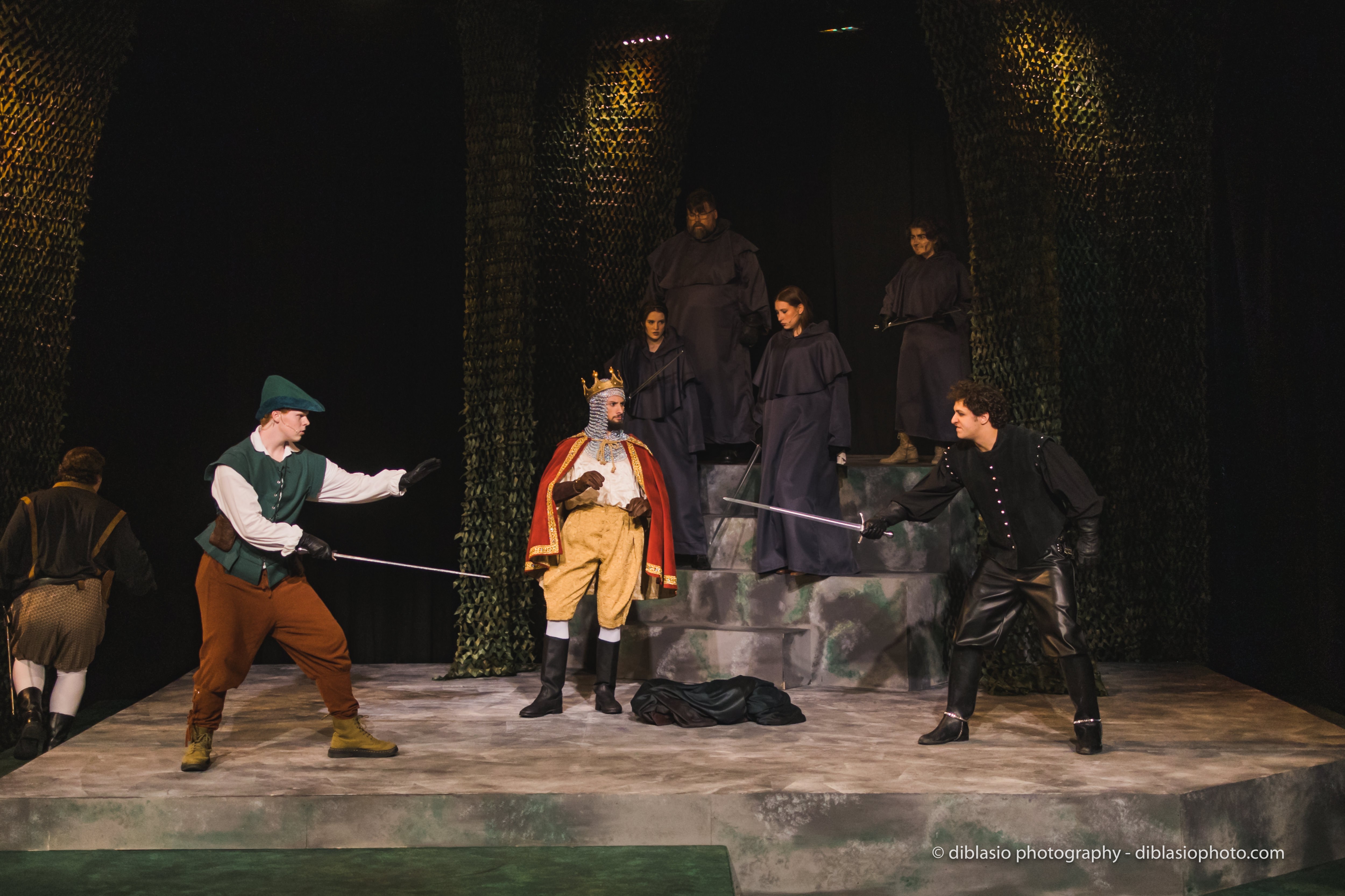 The entire cast of Ken Ludwig''''''''s Sherwood: The Adventures of Robin Hood