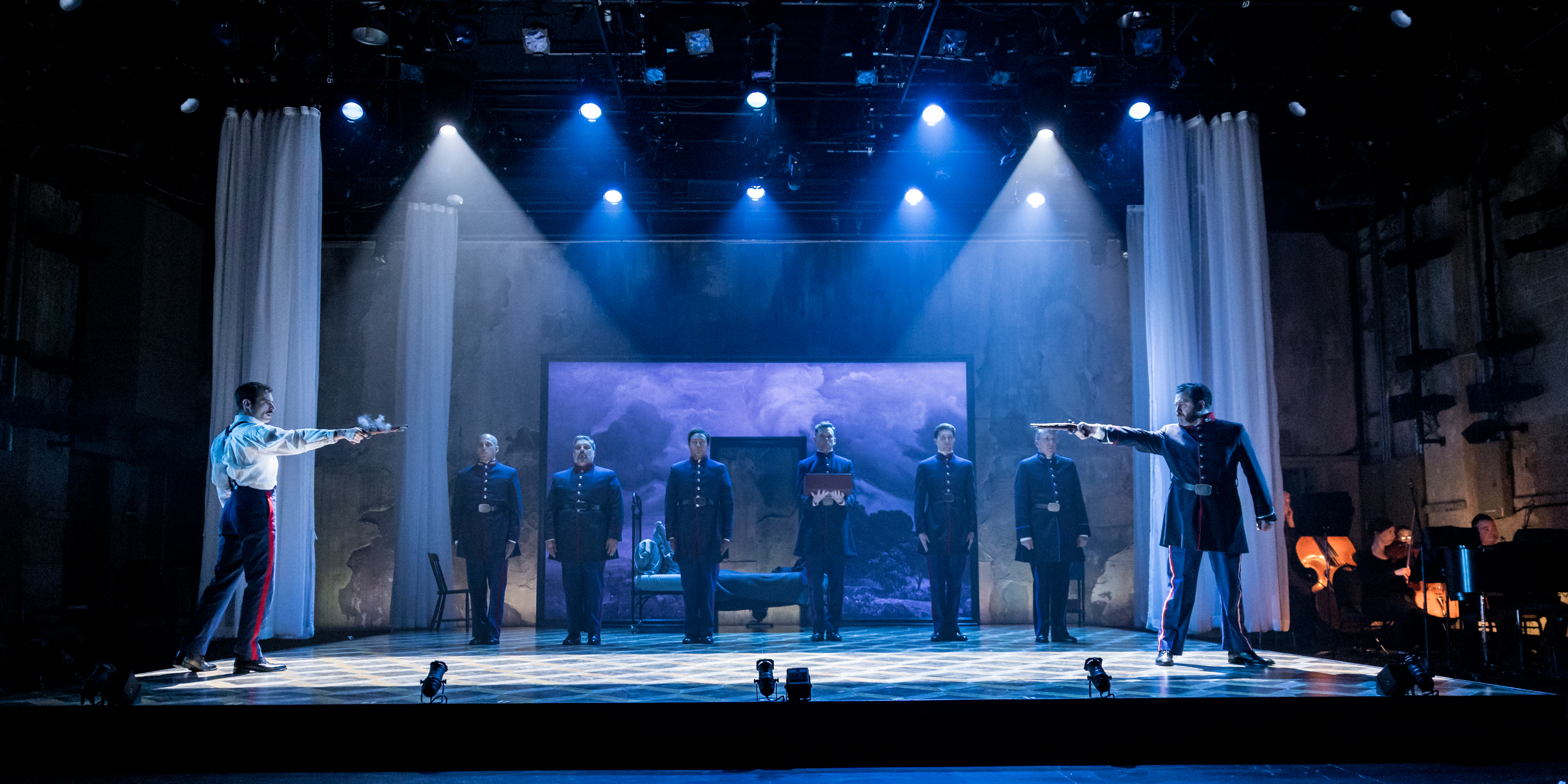 Dylan Frederick (Giorgio), Eric Morris. Photo: Dan Norman. 