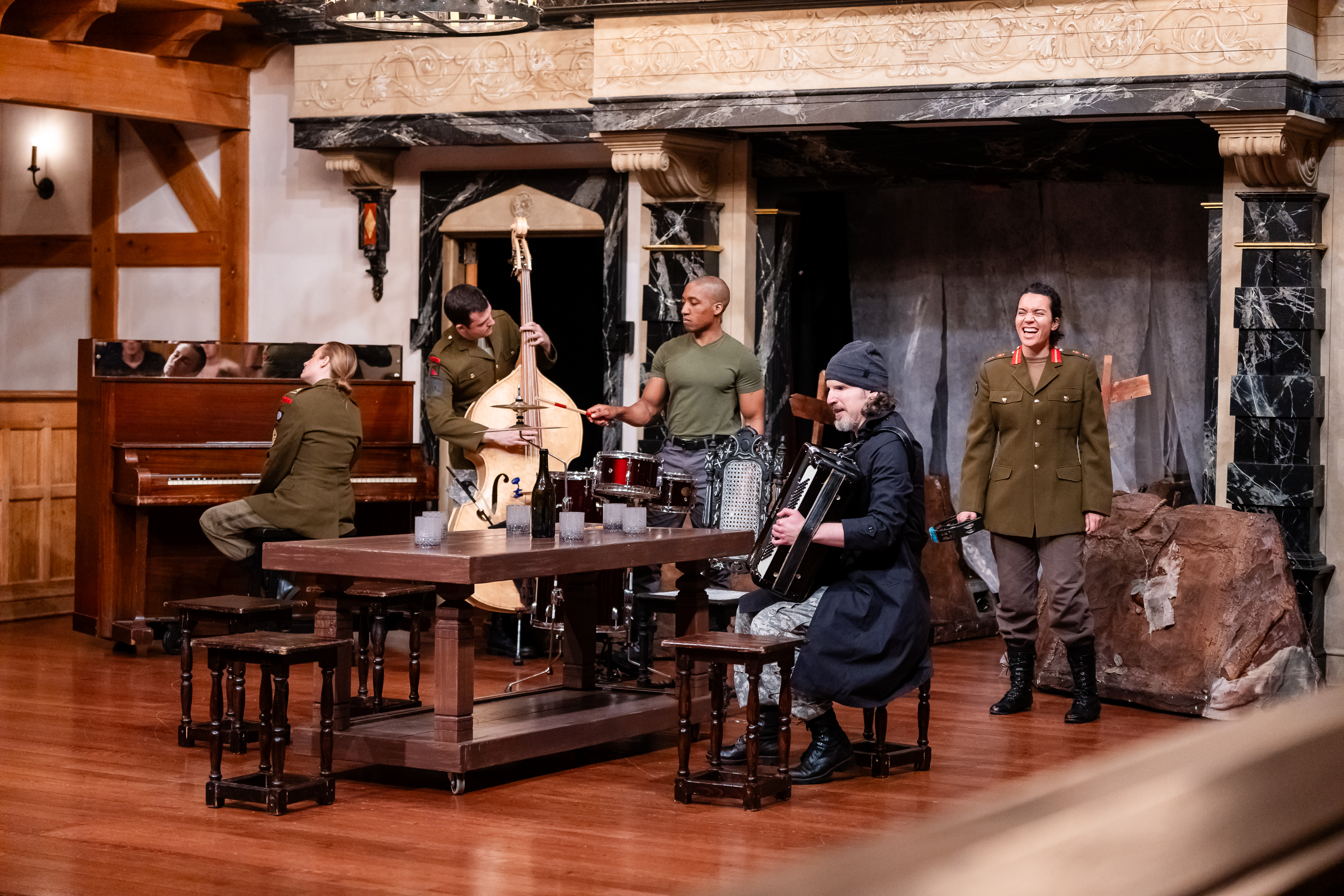 The company of MACBETH at the American Shakespeare Center (2024). Photo by October Grace Media.