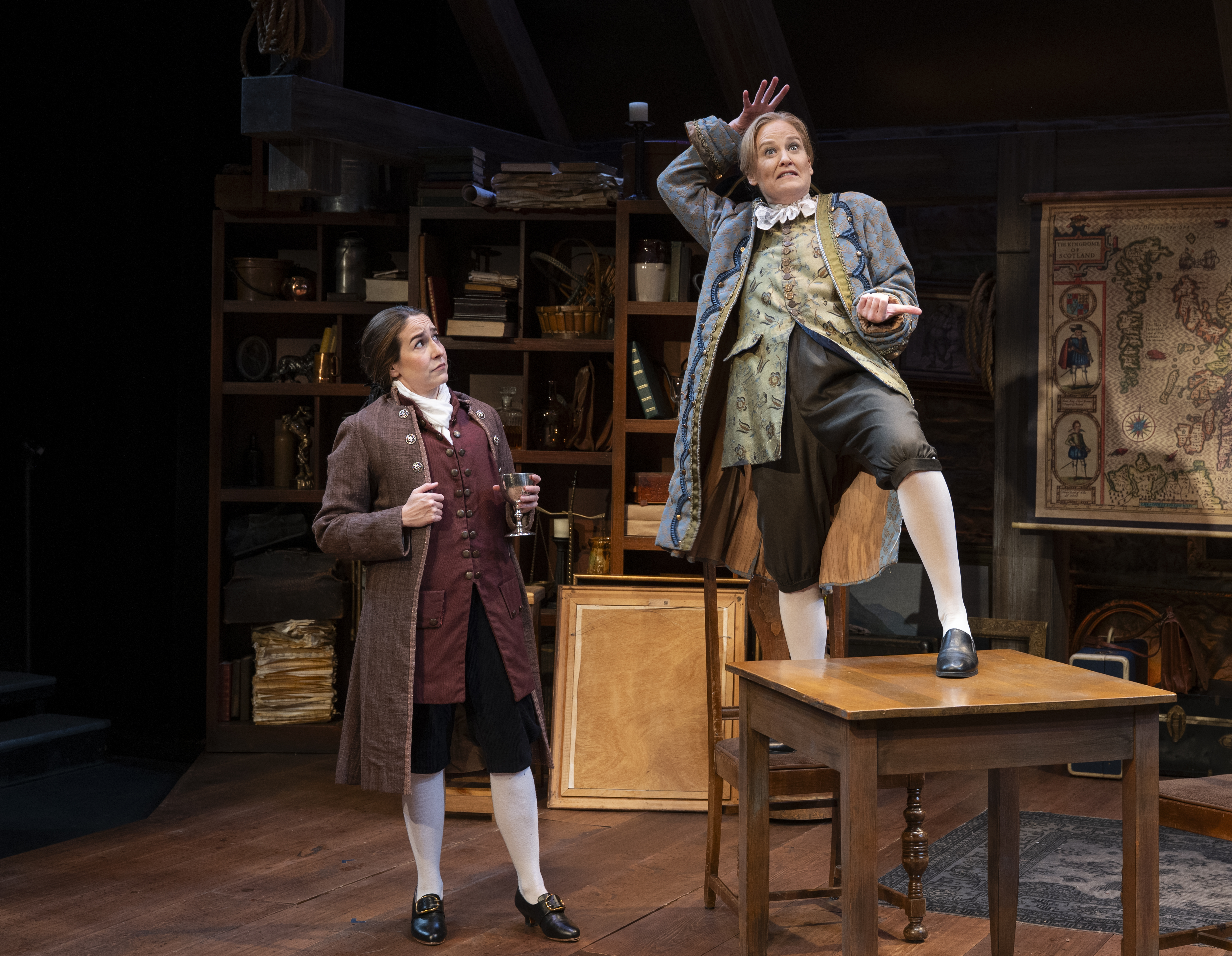 Sarah Zapiain, Heidi Armbruster. Photo by Michael Brosilow.