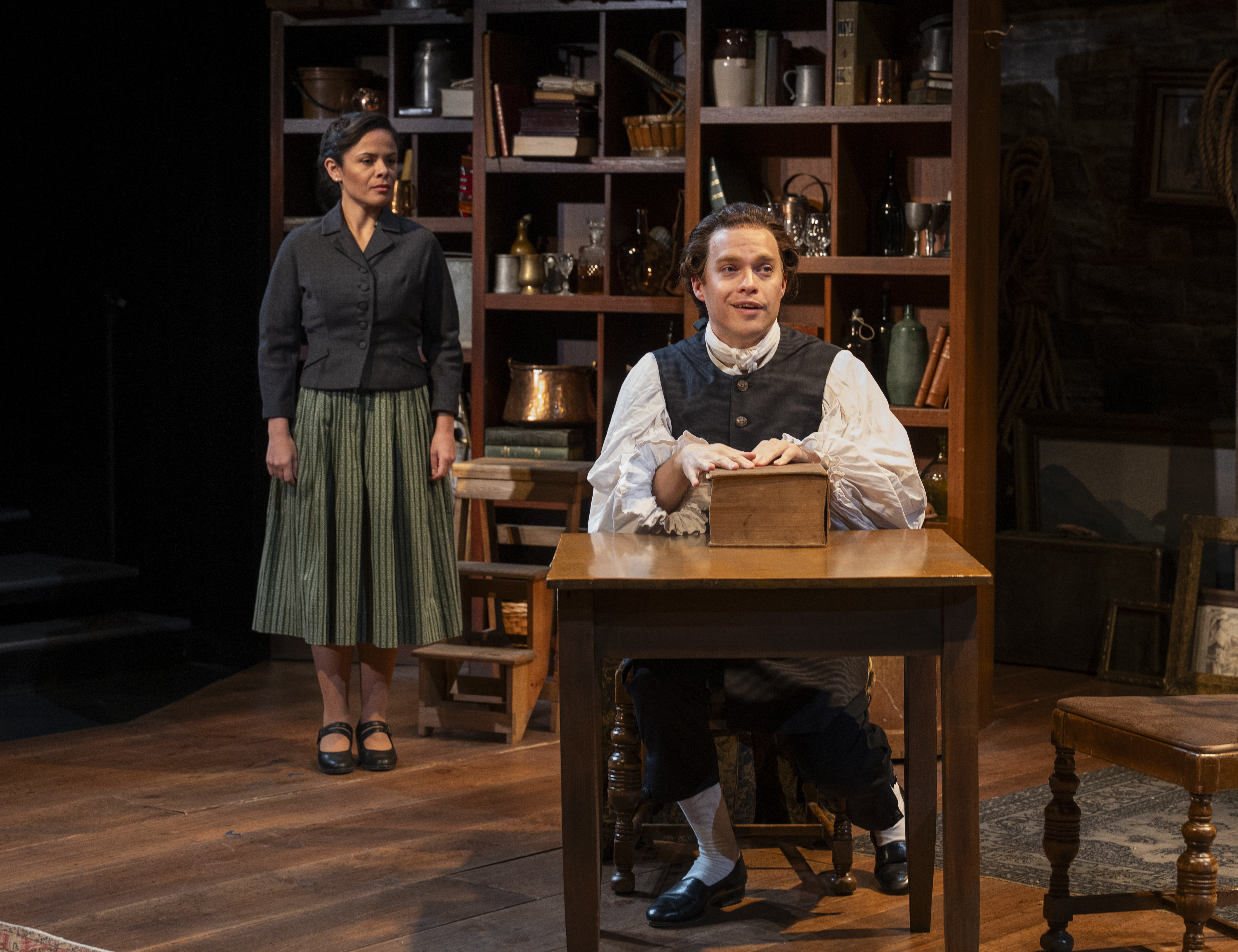 Madeline Calais-King, Josh Krause. Photo by Michael Brosilow.