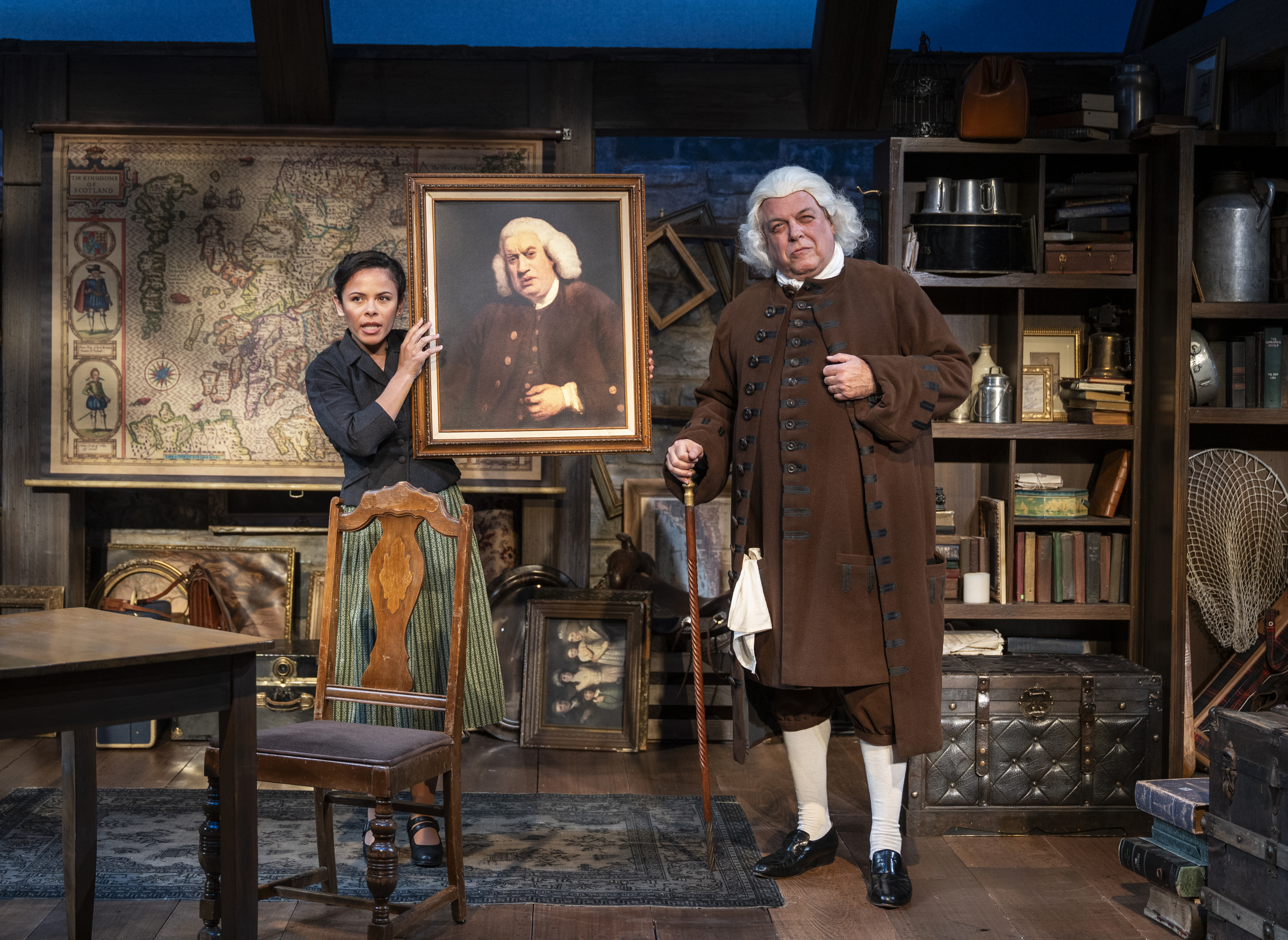 Madeline Calais-King, Brian Mani. Photo by Michael Brosilow.