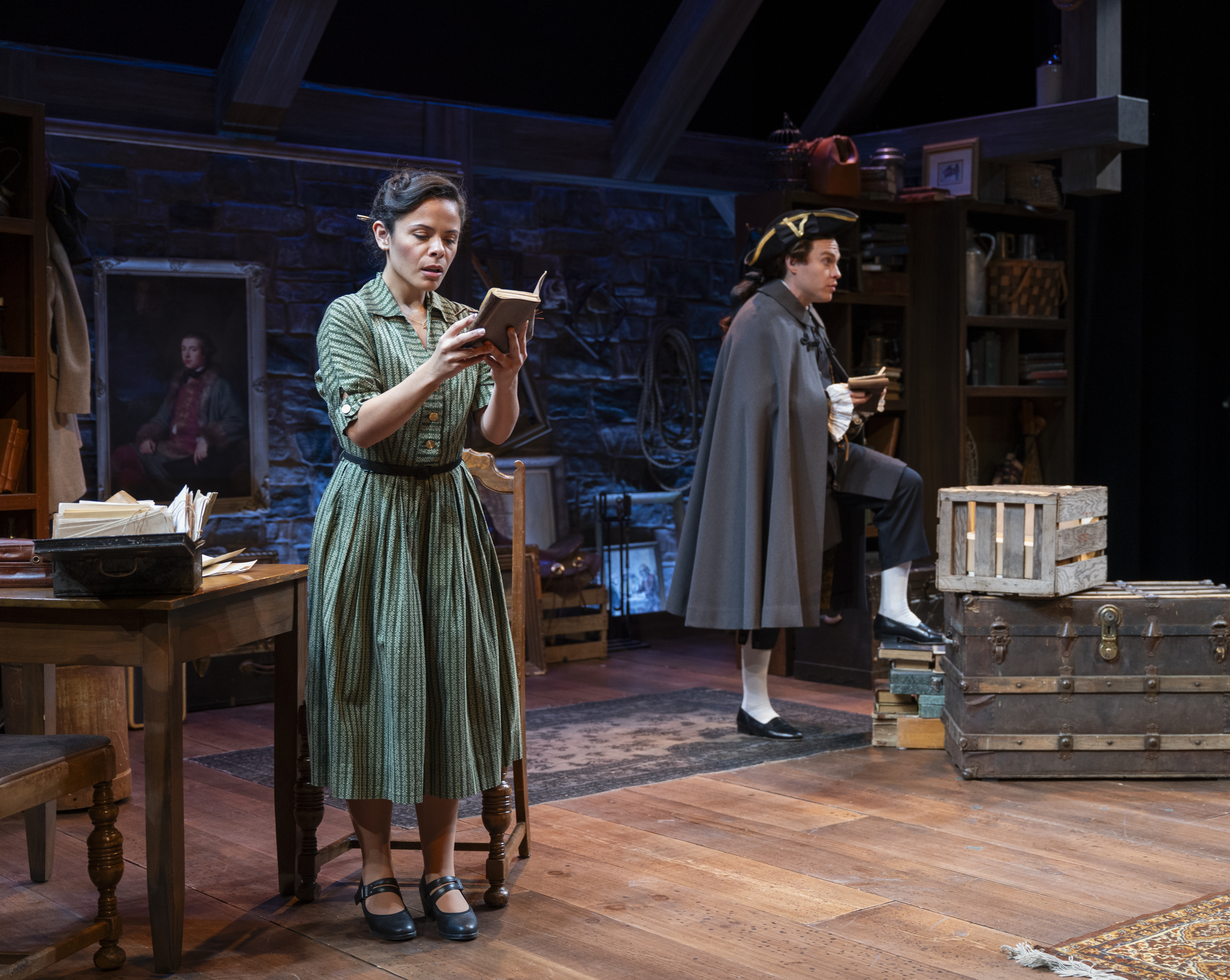 Madeline Calais-King, Josh Krause. Photo by Michael Brosilow. Madeline Calais-King, Josh Krause. Photo by Michael Brosilow.