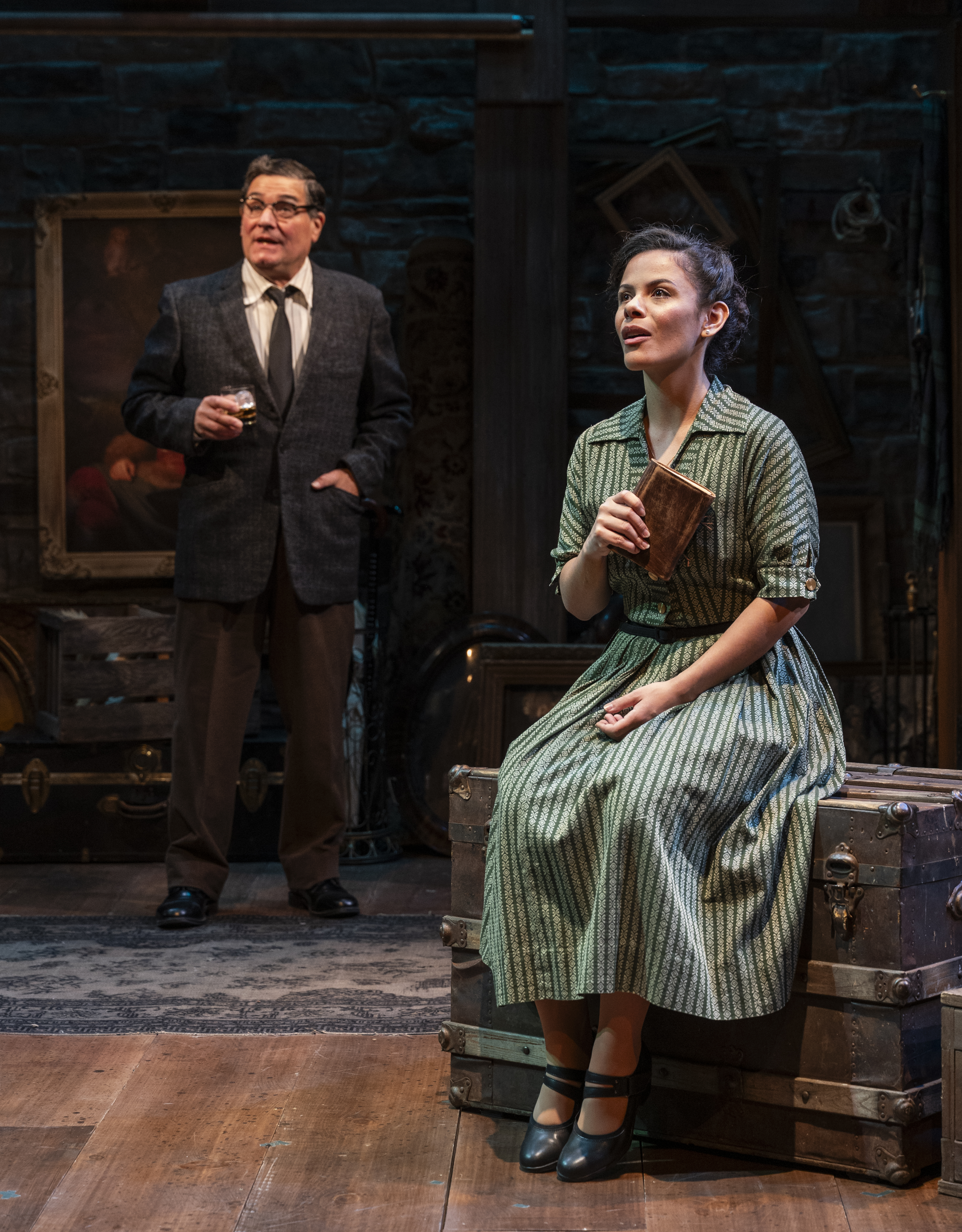 David Cecsarini, Madeline Calais-King. Photo by Michael Brosilow. David Cecsarini, Madeline Calais-King. Photo by Michael Brosilow.