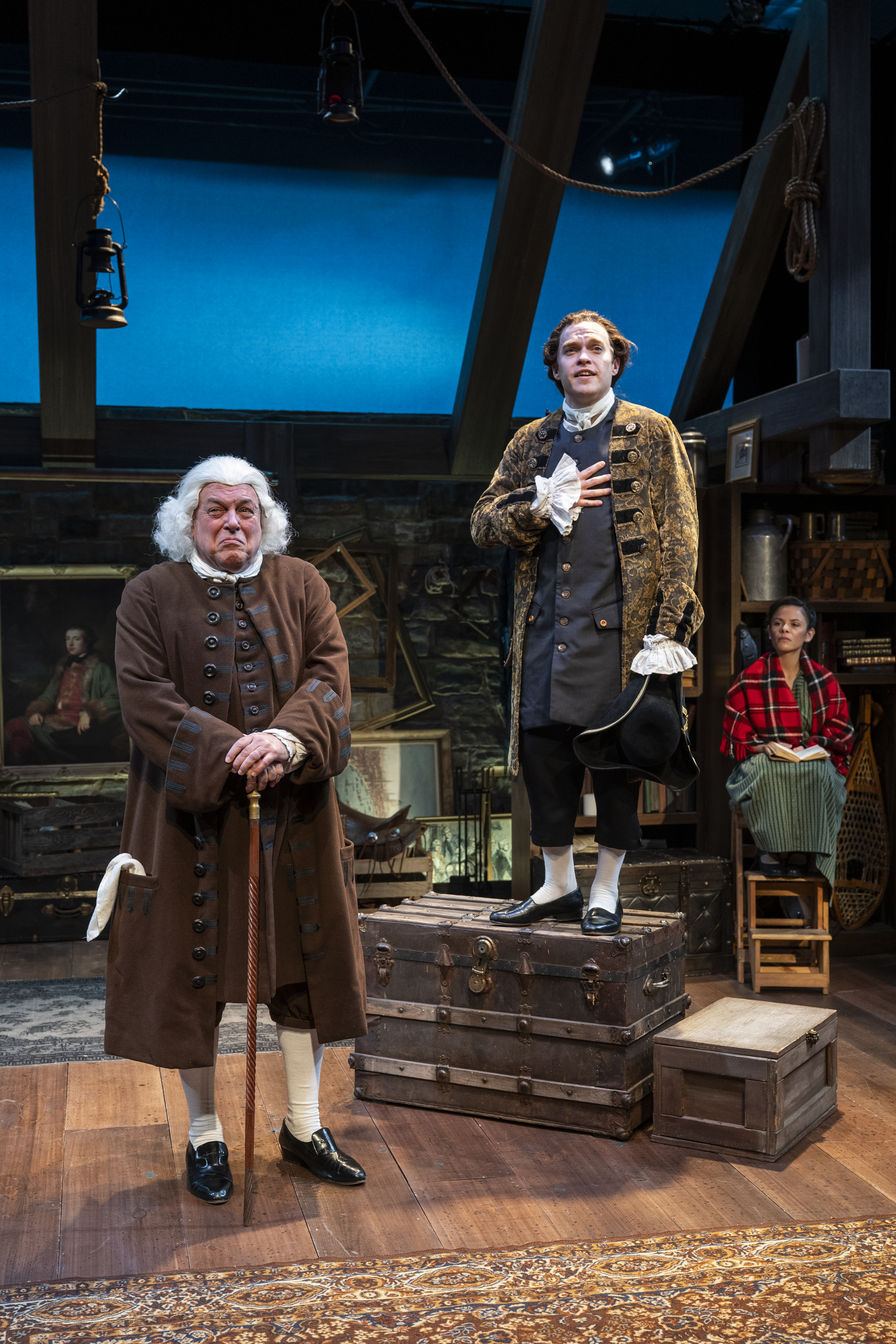 Brian Mani, Josh Krause, Madeline Calais-King. Photo by Michael Brosilow.