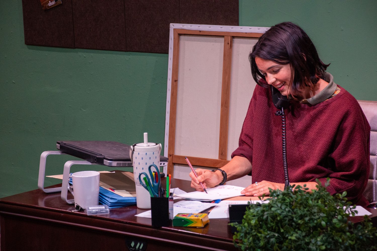 Bekah Martinez plays Samantha Fisher in The Call List at The Garage Theatre Photo Credit: Diana Kaufmann