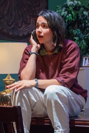Bekah Martinez stars as Samantha Fisher in The Call List at The Garage Theatre Photo Credit: Diana Kaufmann Bekah Martinez stars as Samantha Fisher in The Call List at The Garage Theatre Photo Credit: Diana Kaufmann