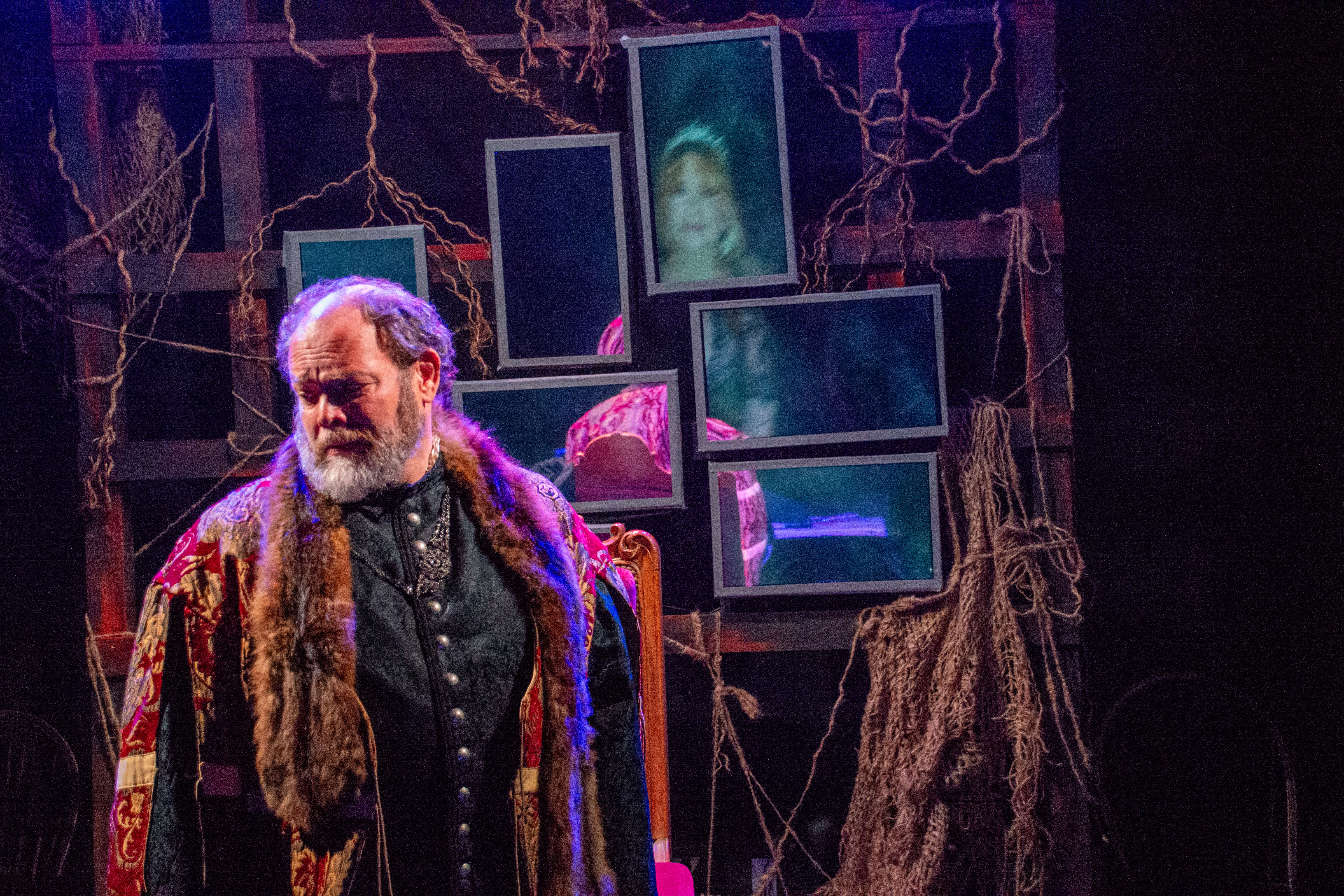 Paul Knox as Sir Arthur Banks, in Witch at the The Garage Theatre      Photo Credit: Diana Kaufmann