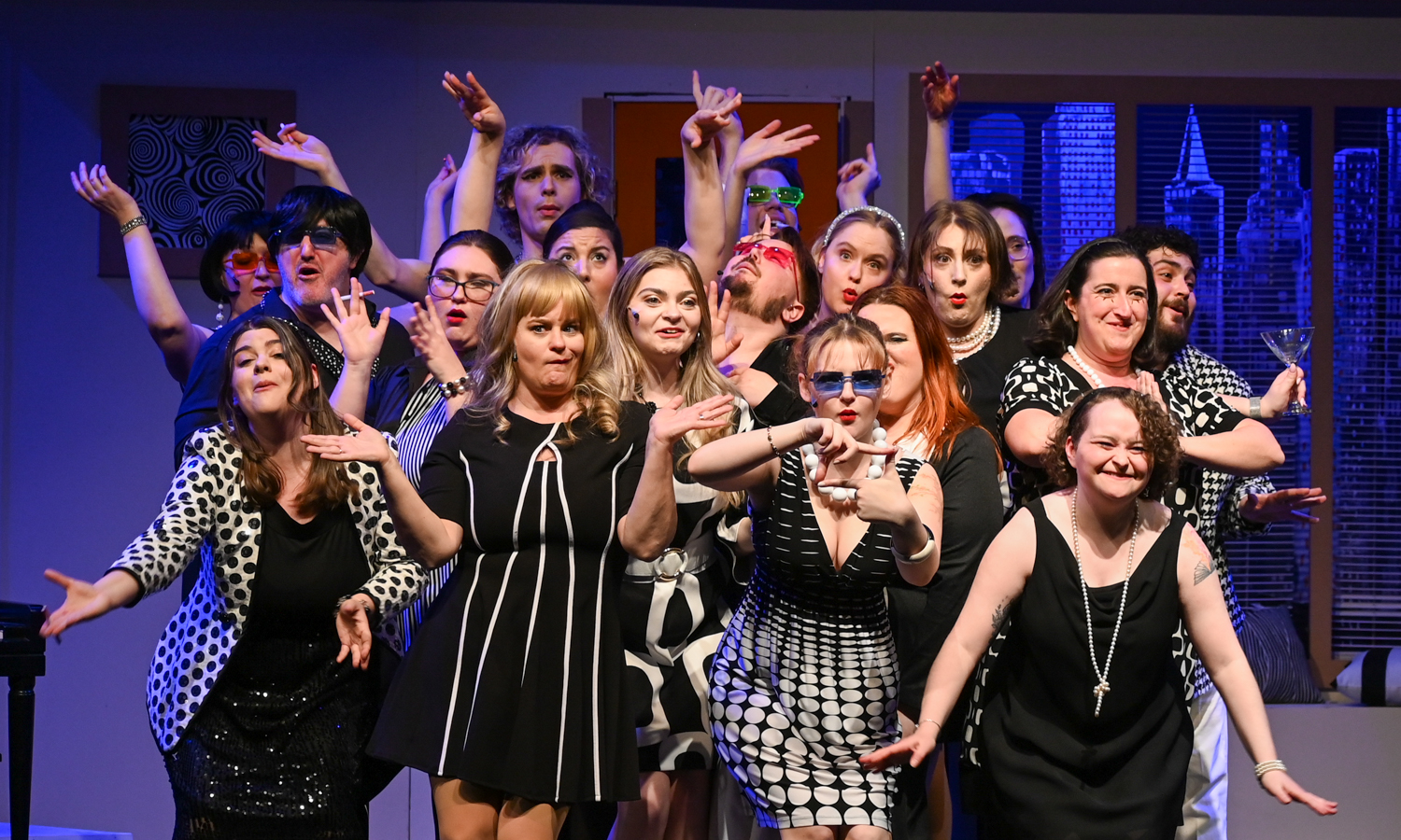 Ensemble of Merrily We Roll Along Photo Credit Bob Emerson Ensemble of Merrily We Roll Along Photo Credit Bob Emerson