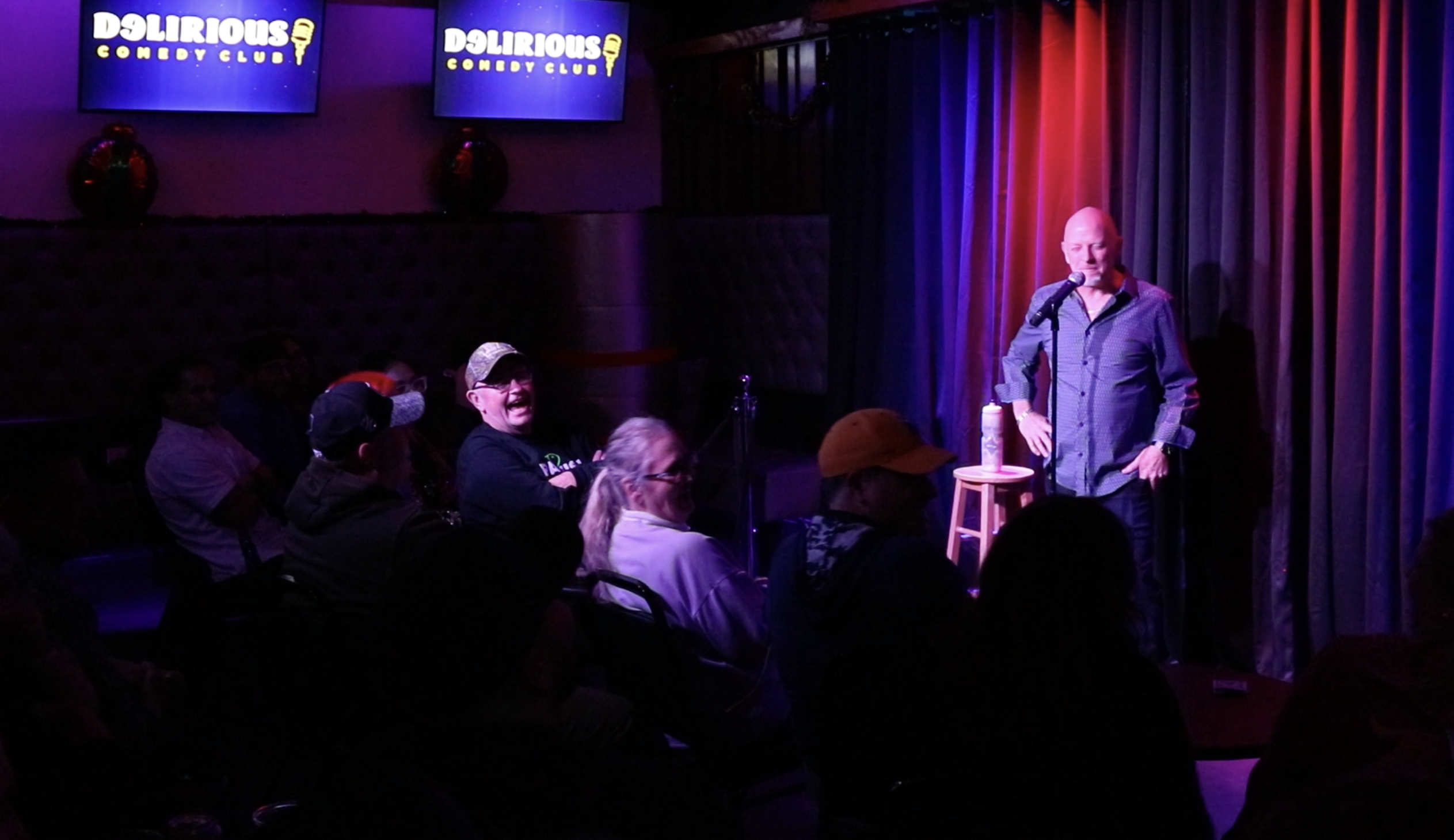 Delirious Comedy Club brings nightly laughter to new location inside Hennessy''''s Showroom on Fremont St. The only full time, professional comedy club in downtown Las Vegas. 