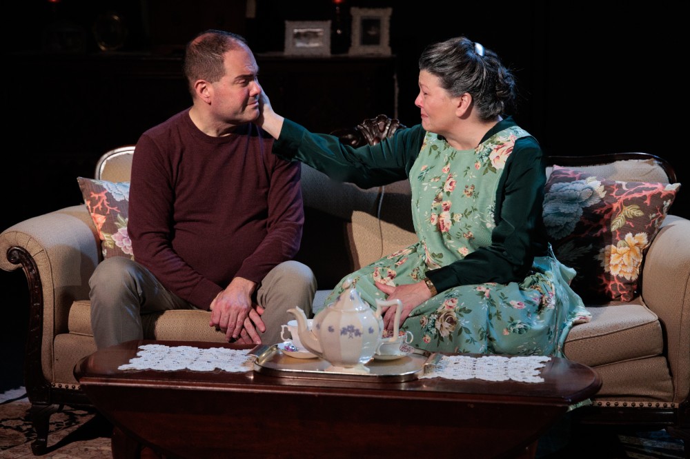 Donald Sheehan and Victoria Bond in Ellen''''s Boys. Photo (C) Conor Weis Donald Sheehan and Victoria Bond in Ellen''''s Boys. Photo (C) Conor Weis