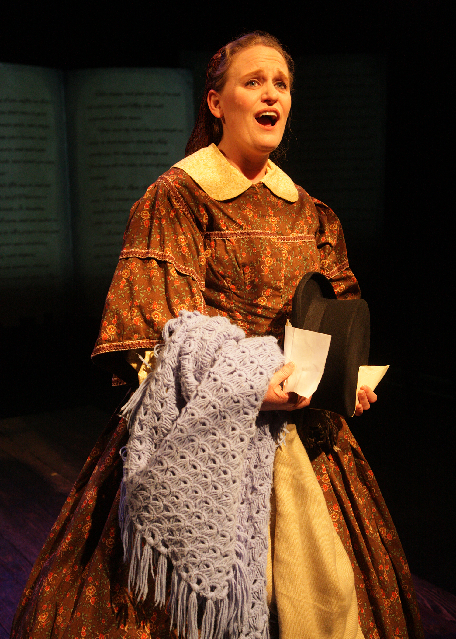 Maggie Randolph as Marmee March in Chance Theater's production of 