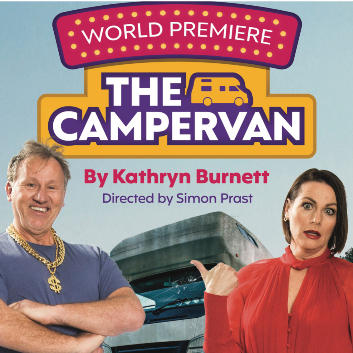 Andrew Grainger and Lisa Chappell in The Campervan